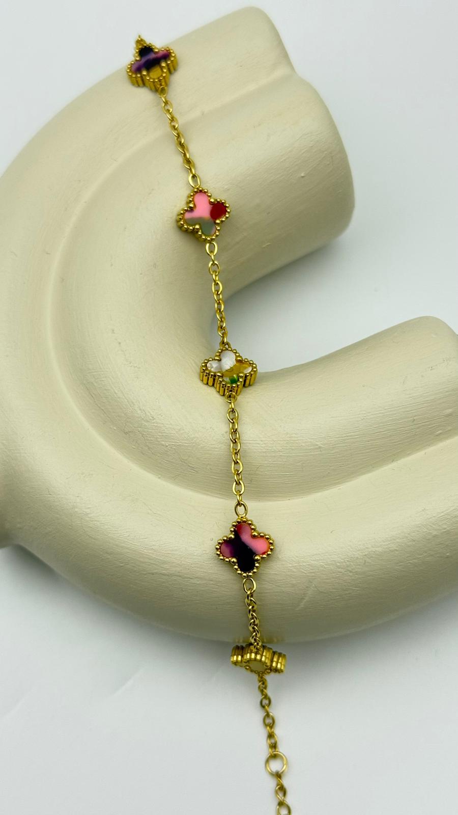 Çelik Yonca Bileklik