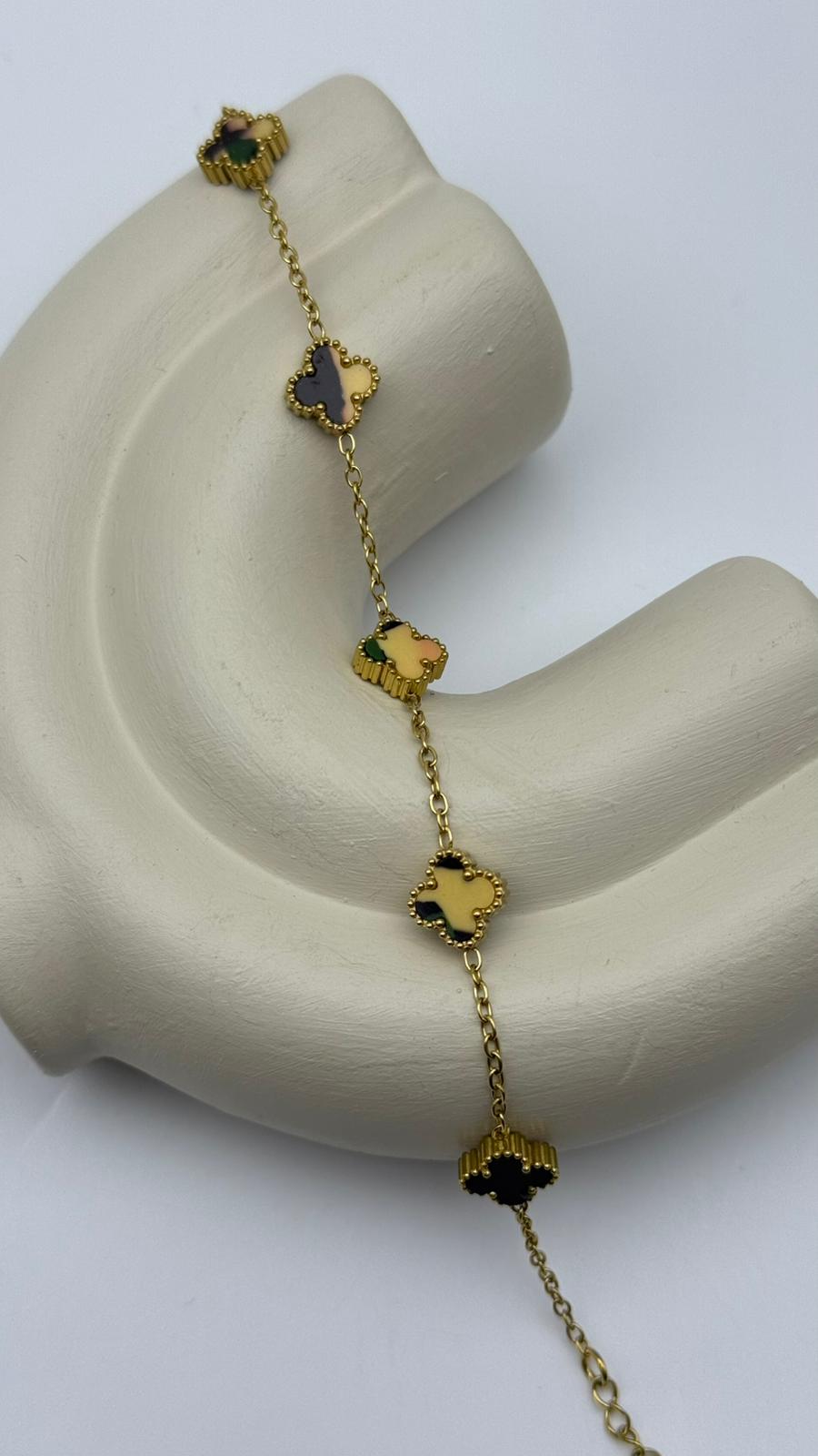 Çelik Yonca Bileklik