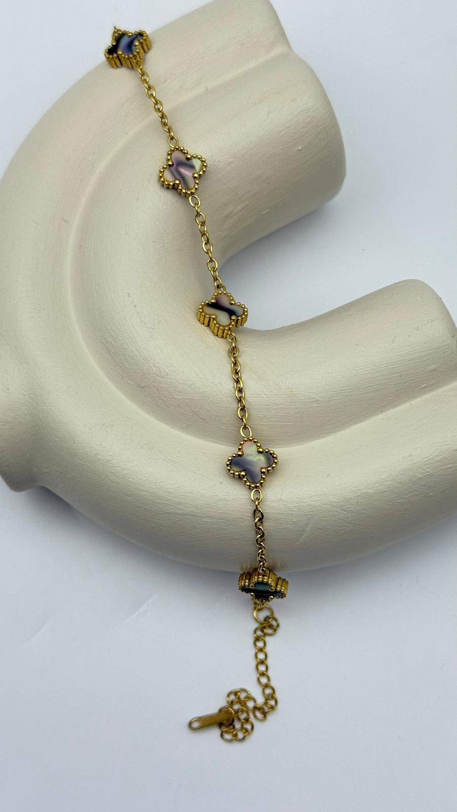 Çelik Yonca Bileklik