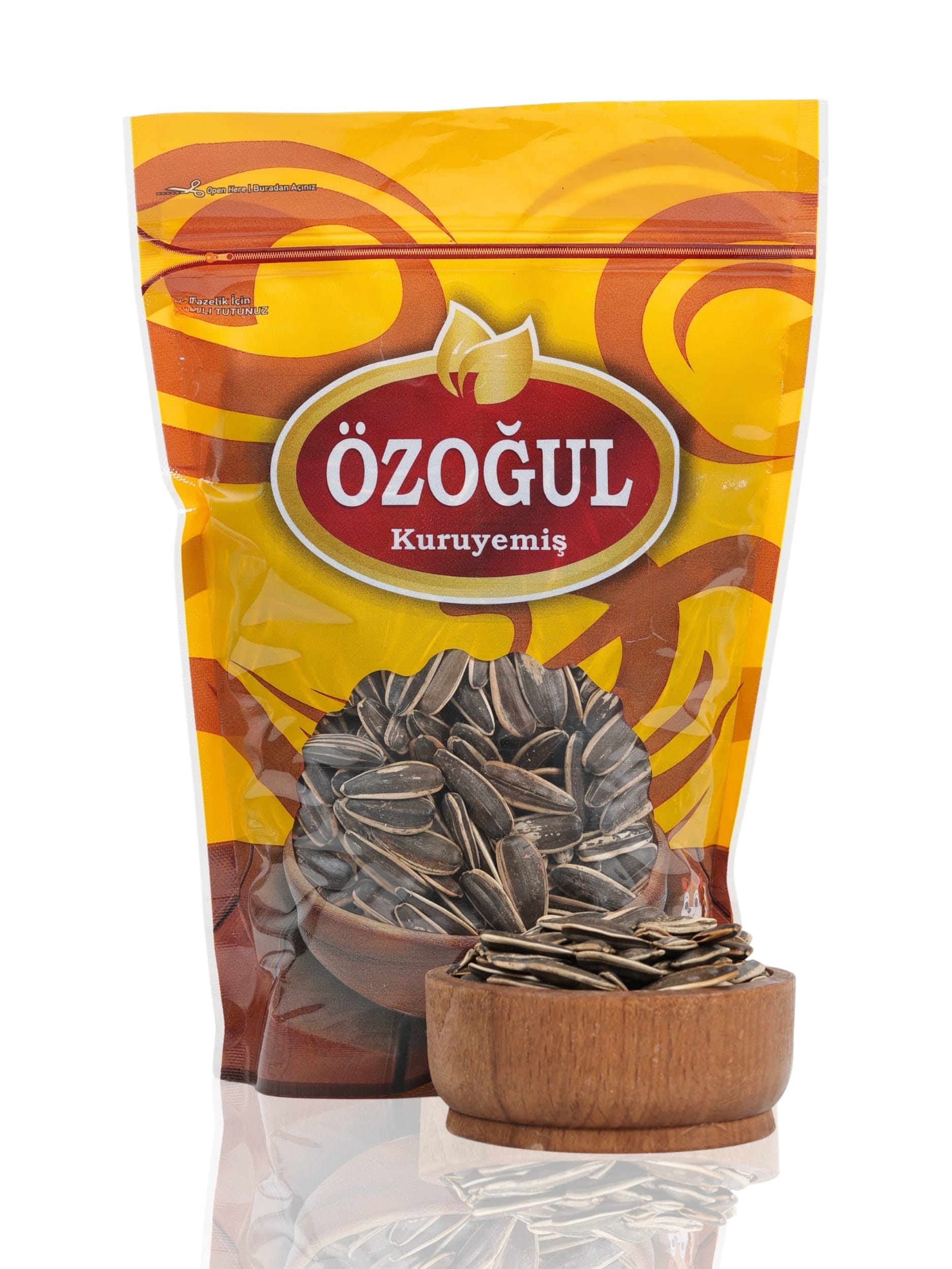Özoğul Kuruyemiş Kavrulmuş Tuzsuz Siyah Ay Çekirdeği - 1000 gr