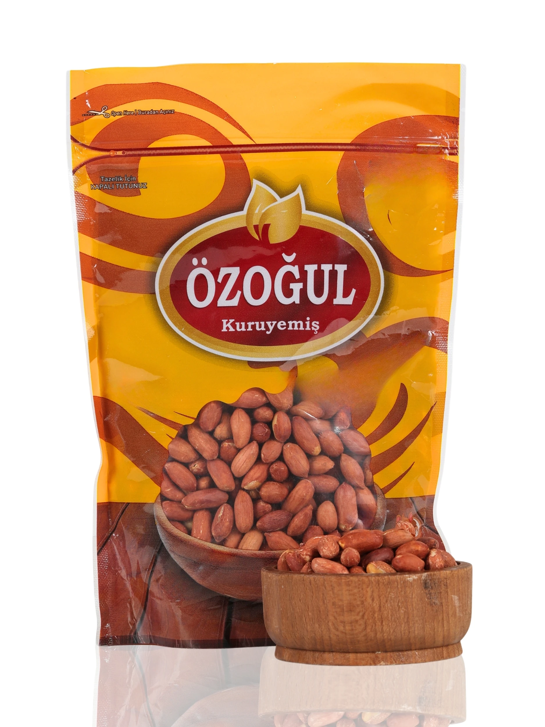 Özoğul Kuruyemiş Kavrulmuş Tuzsuz Mercan Fıstık