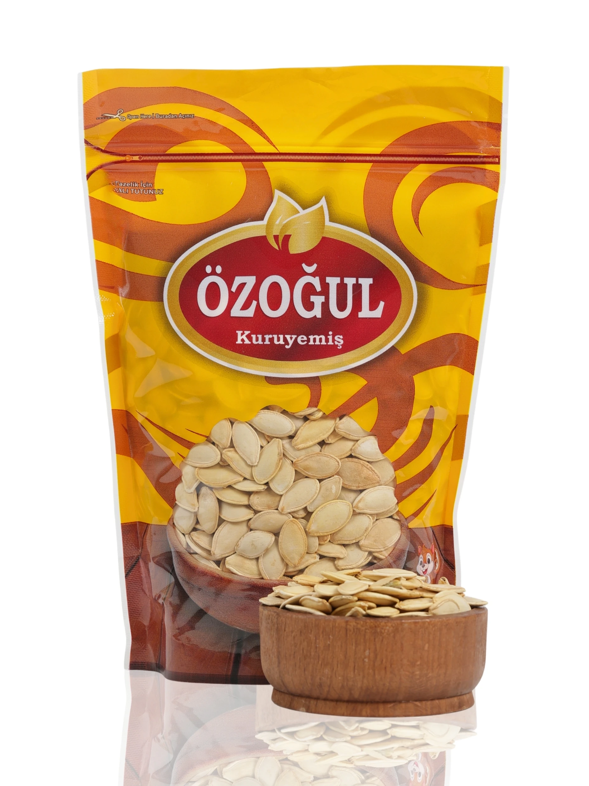 Özoğul Kuruyemiş Kavrulmuş Tuzlu Sivri Kabak Çekirdeği - 250 gr
