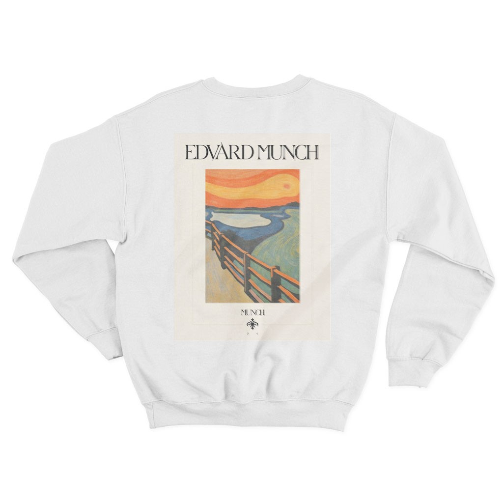 Edvard Munch Sweatshirt - Beyaz