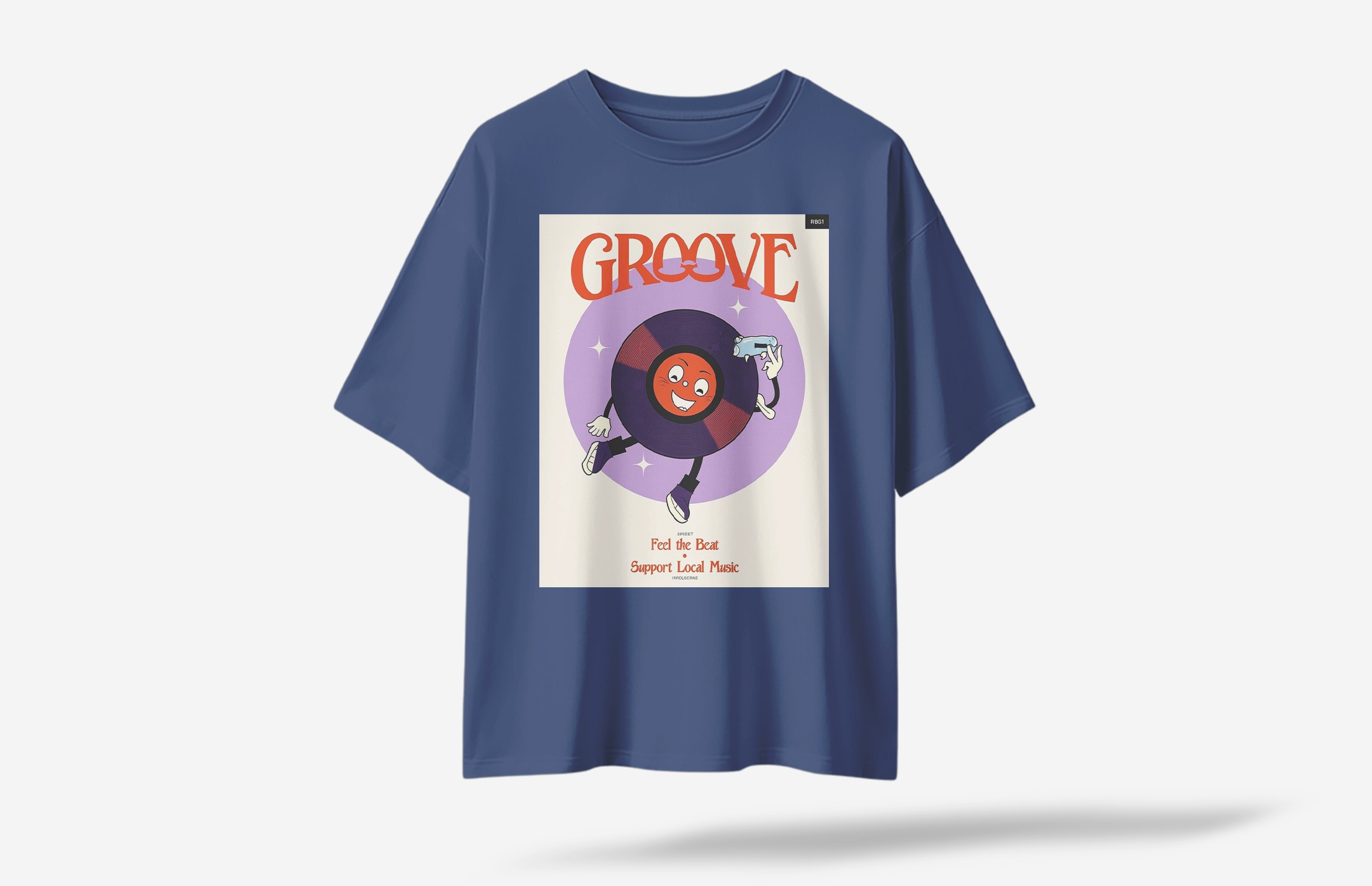 Suprpm Oversized T-Shirt - Lacivert