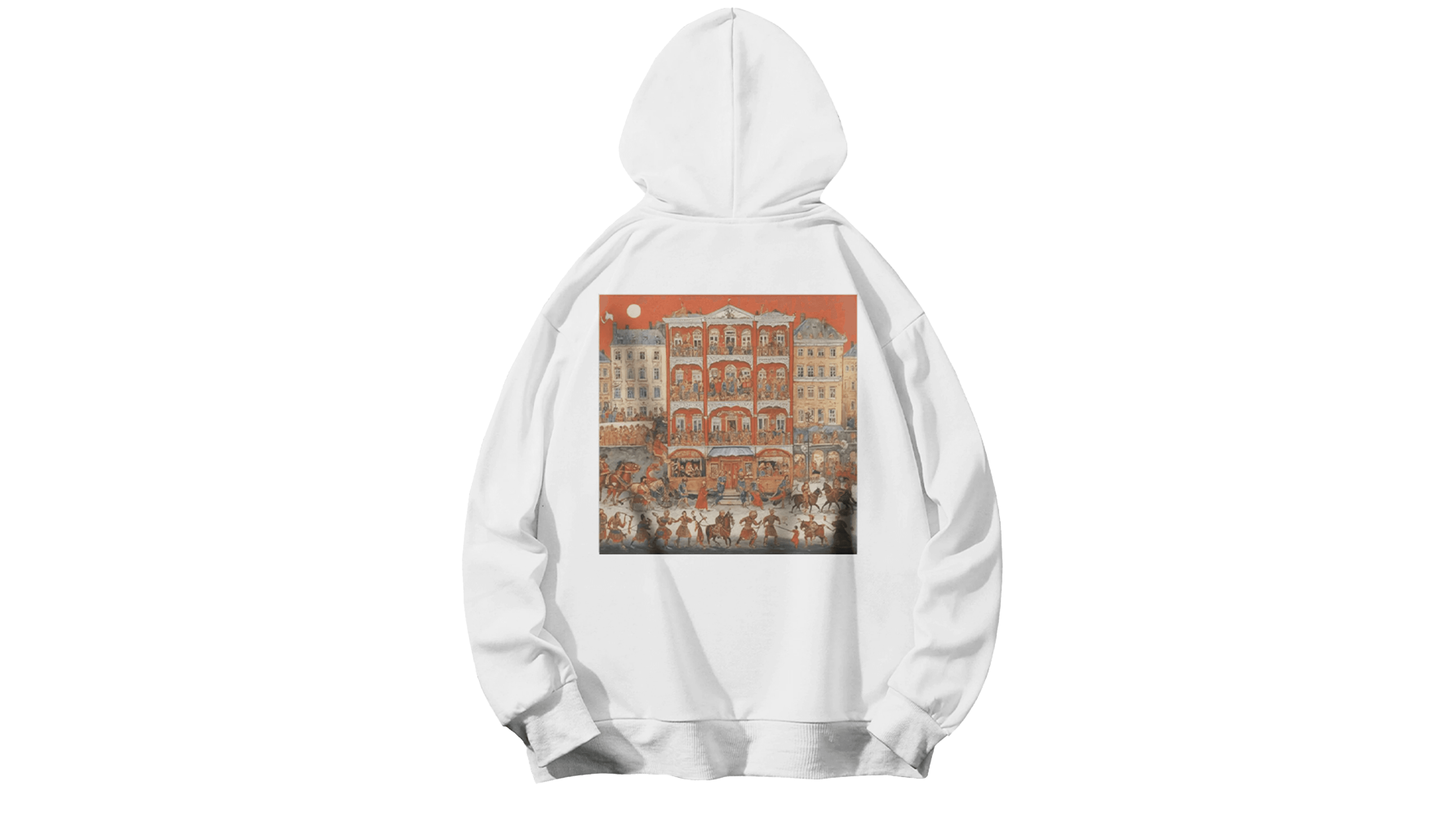 Hestia Kapüşonlu Hoodie - Beyaz