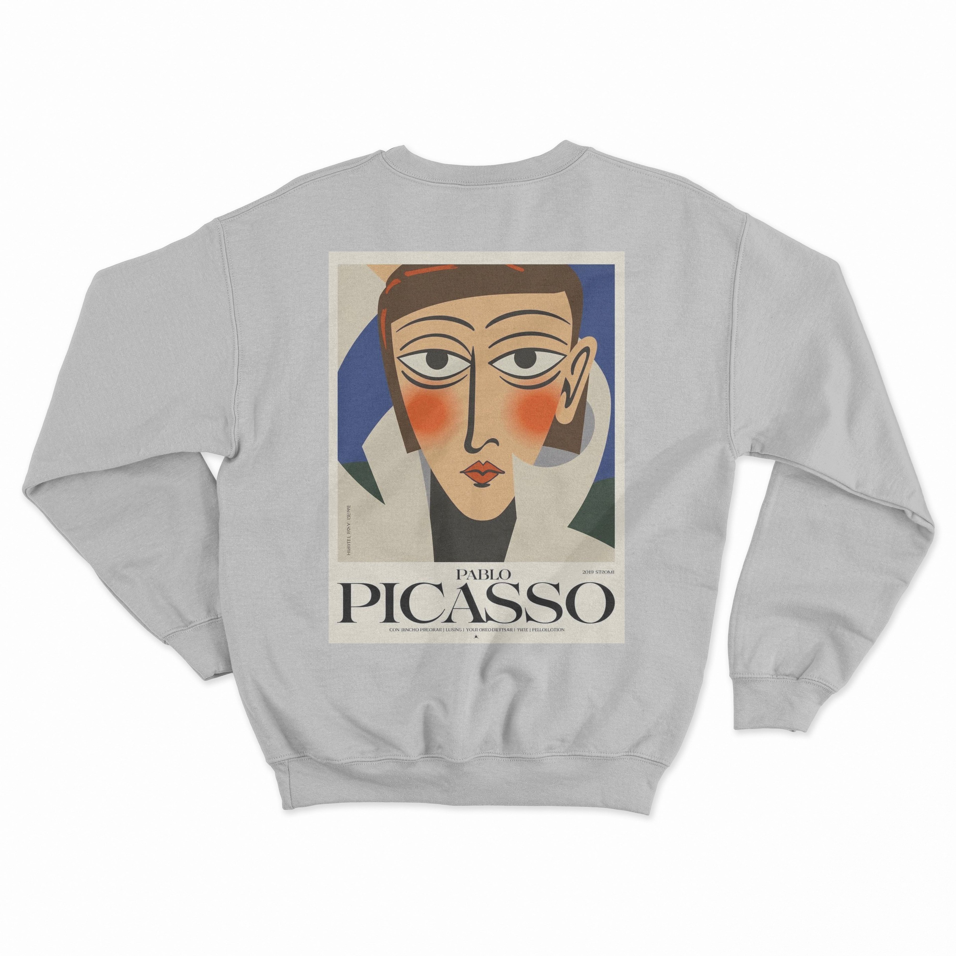Picasso Sweatshirt - Beyaz