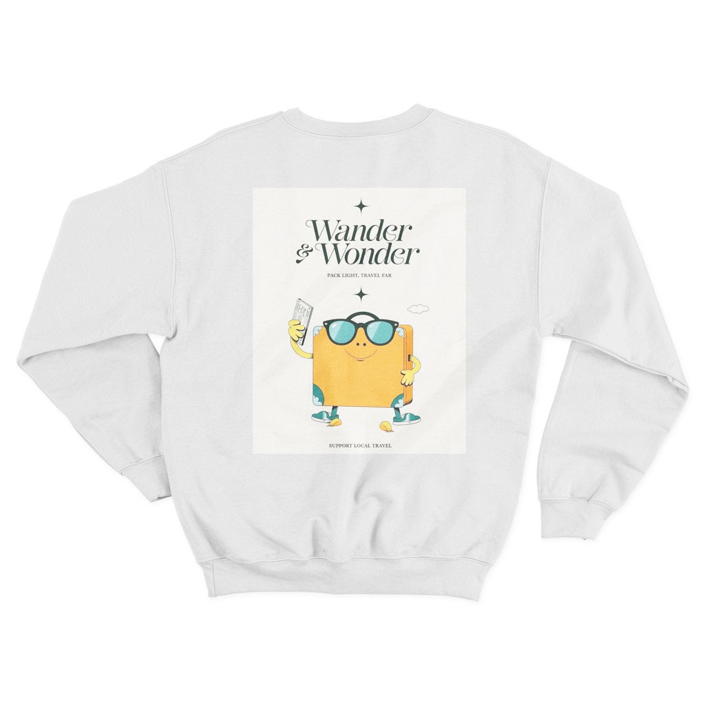 Supravel Sweatshirt - Beyaz