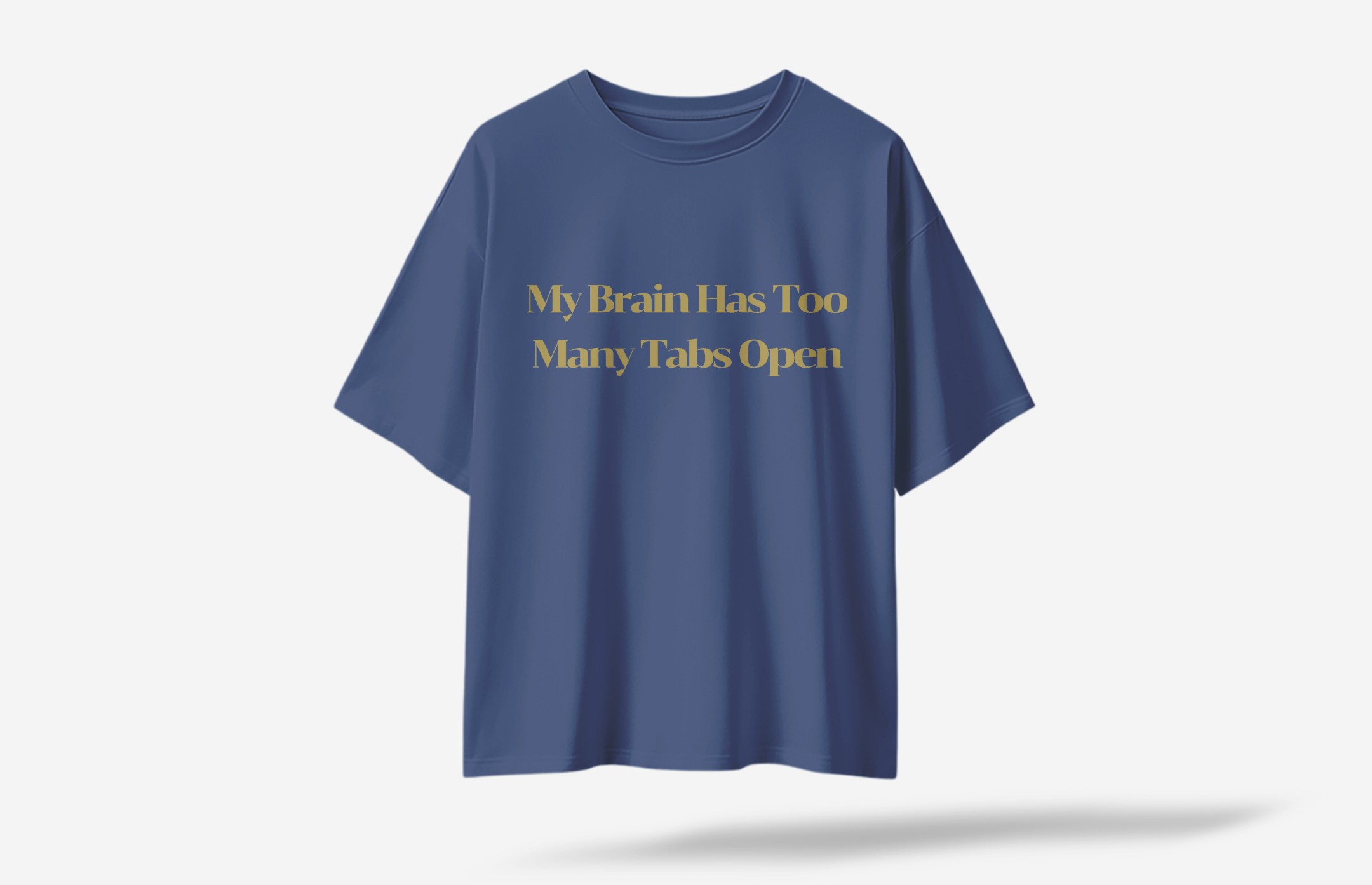 Tabs Oversized T-Shirt - Lacivert