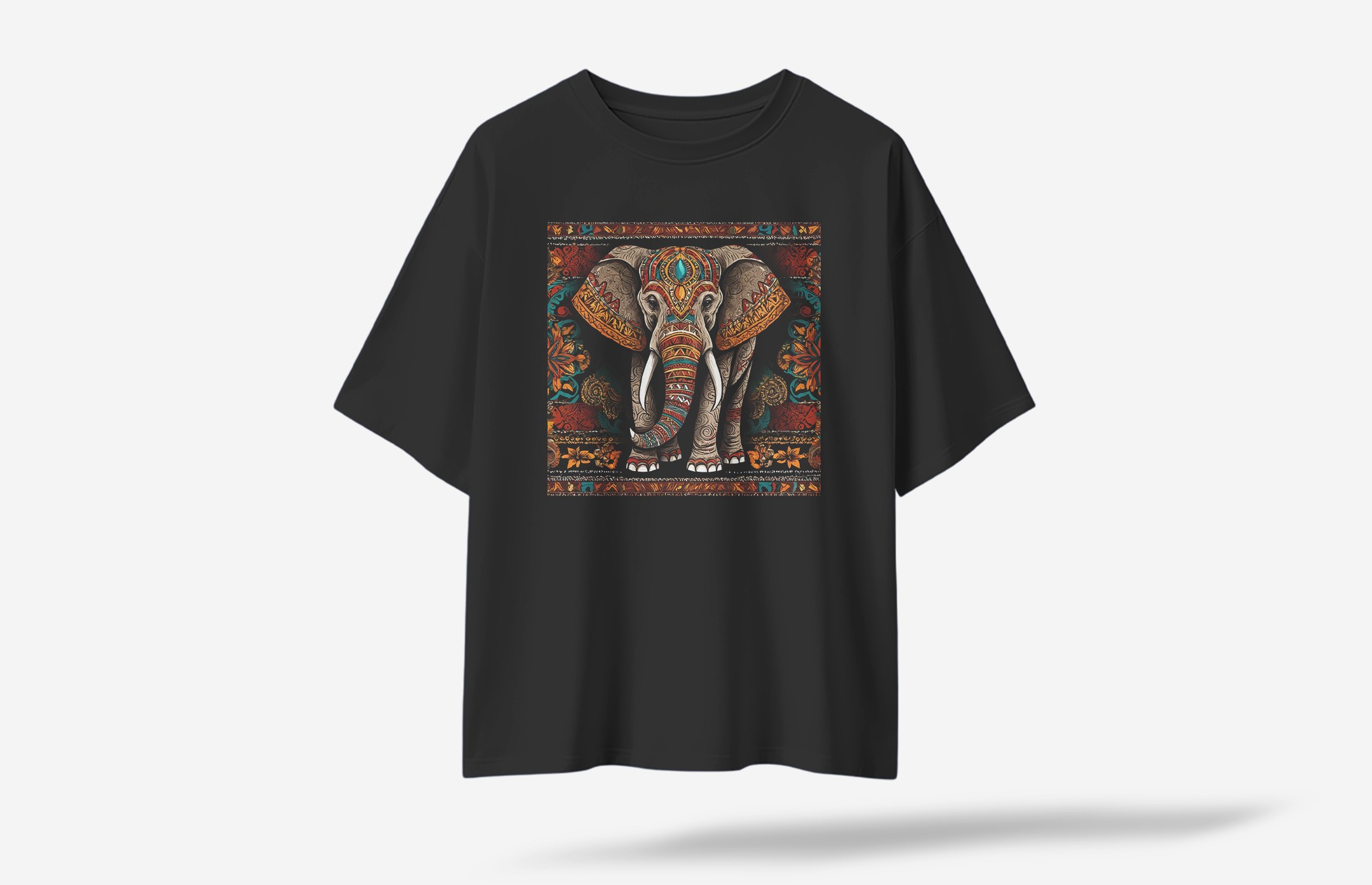 Hypnophant Oversized T-Shirt - Siyah