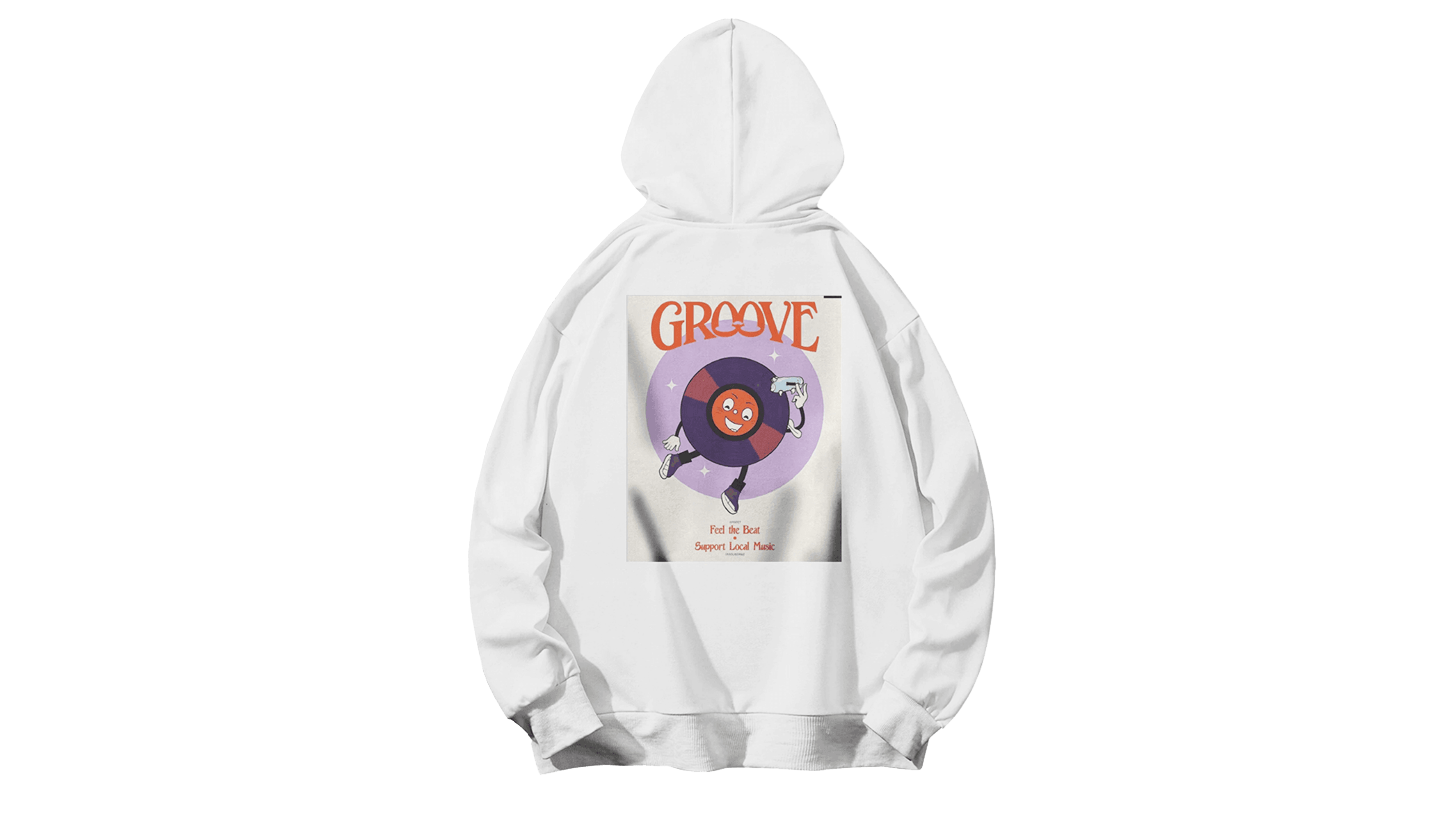 Suprpm Kapüşonlu Hoodie - Beyaz