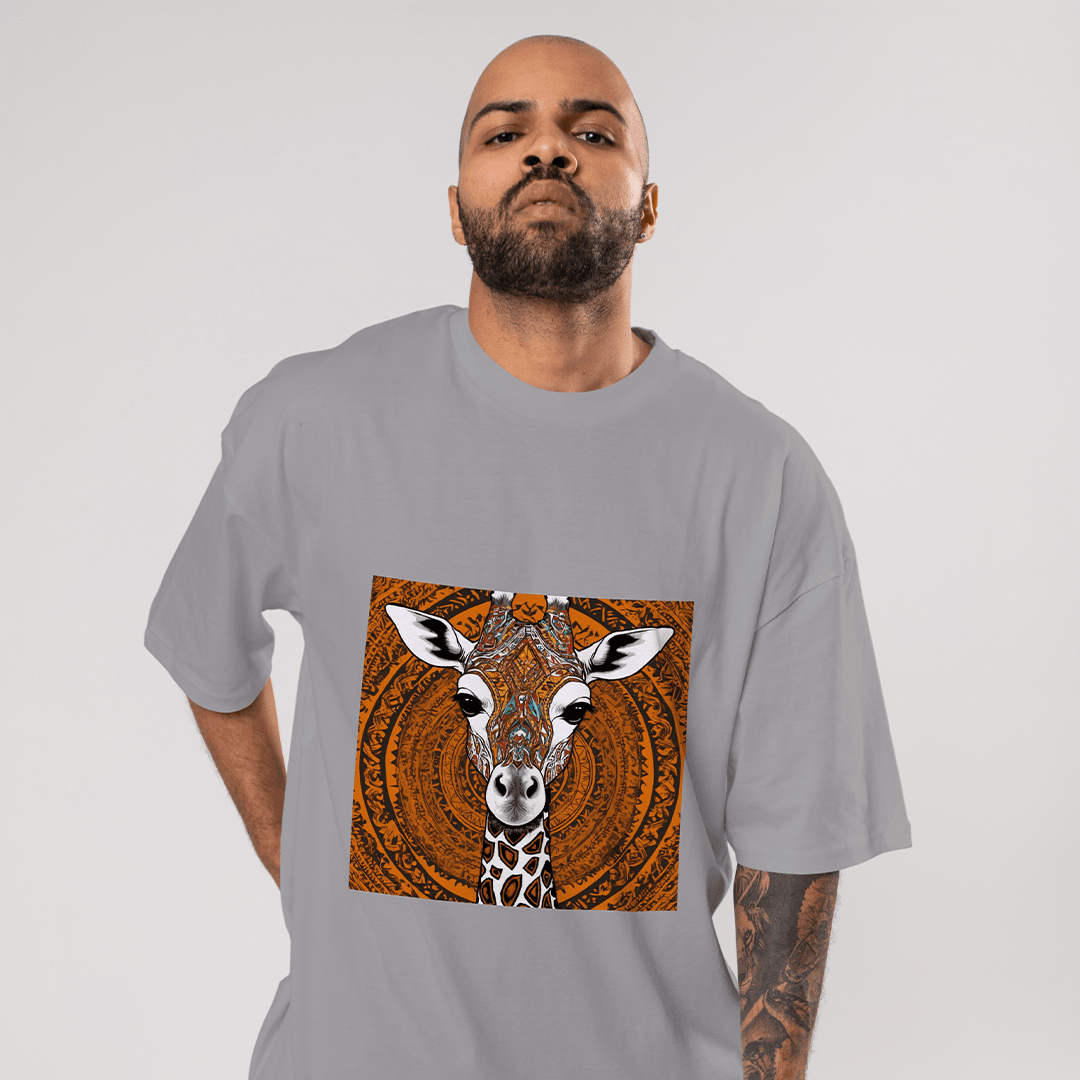 Astraffe Oversized T-Shirt - Gri