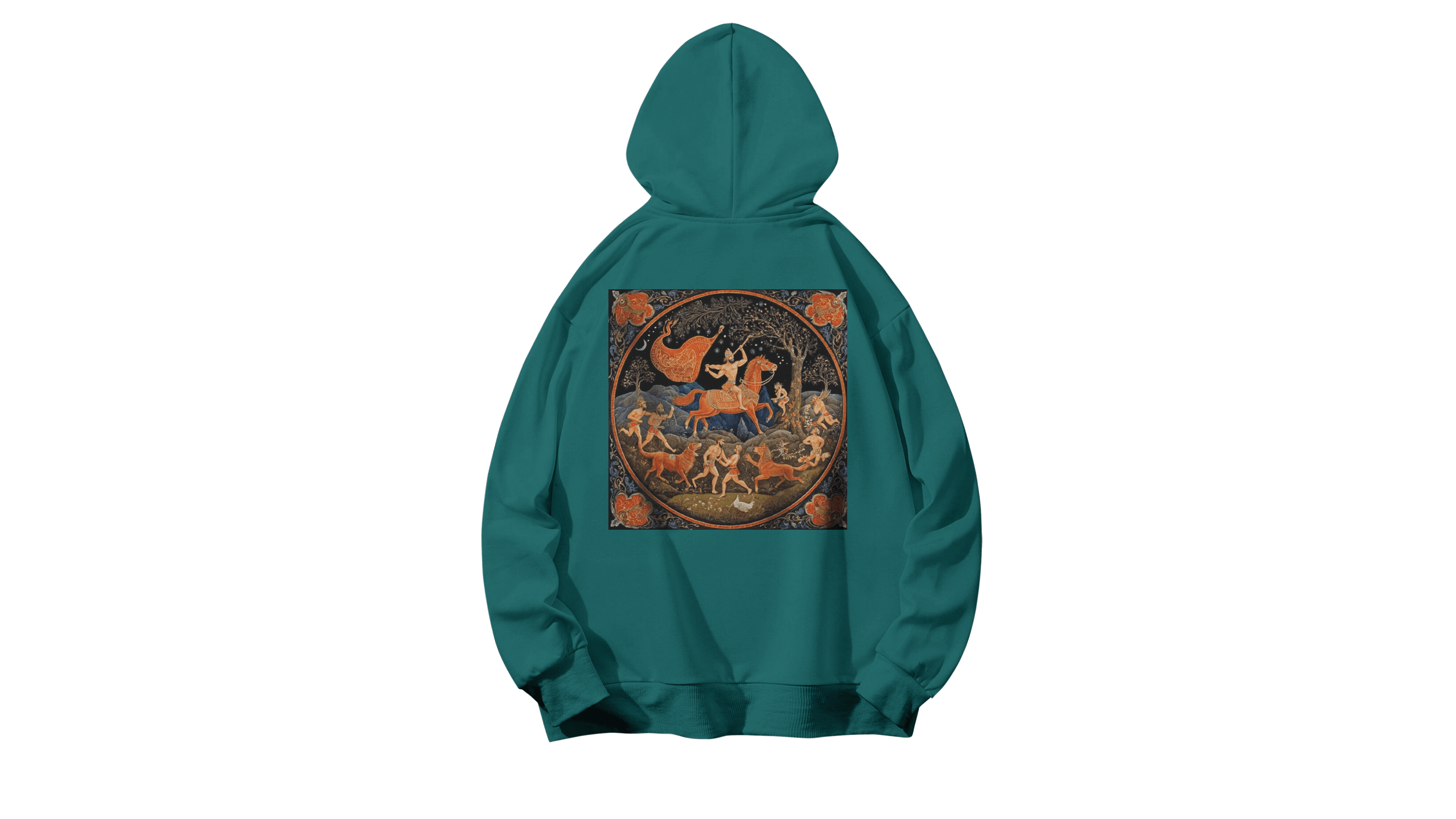 Ares Kapüşonlu Hoodie - Koyu Yeşil