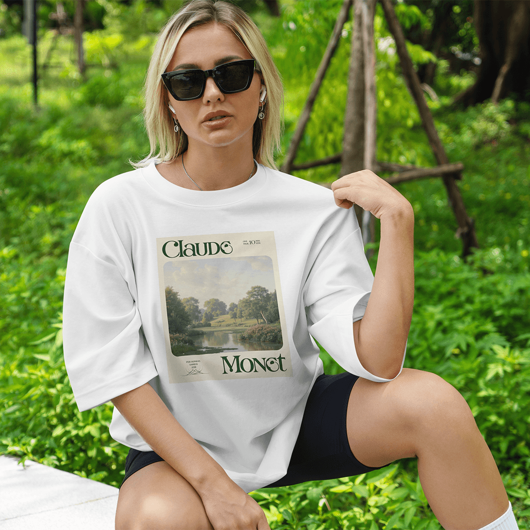 Calude Monet Oversized T-Shirt