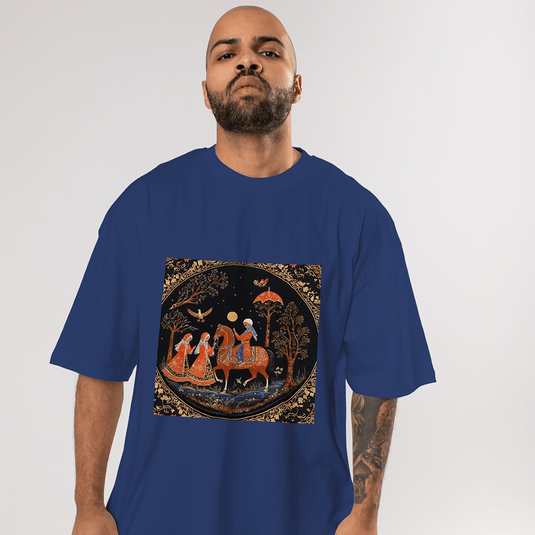 Leto Oversized T-Shirt - Lacivert