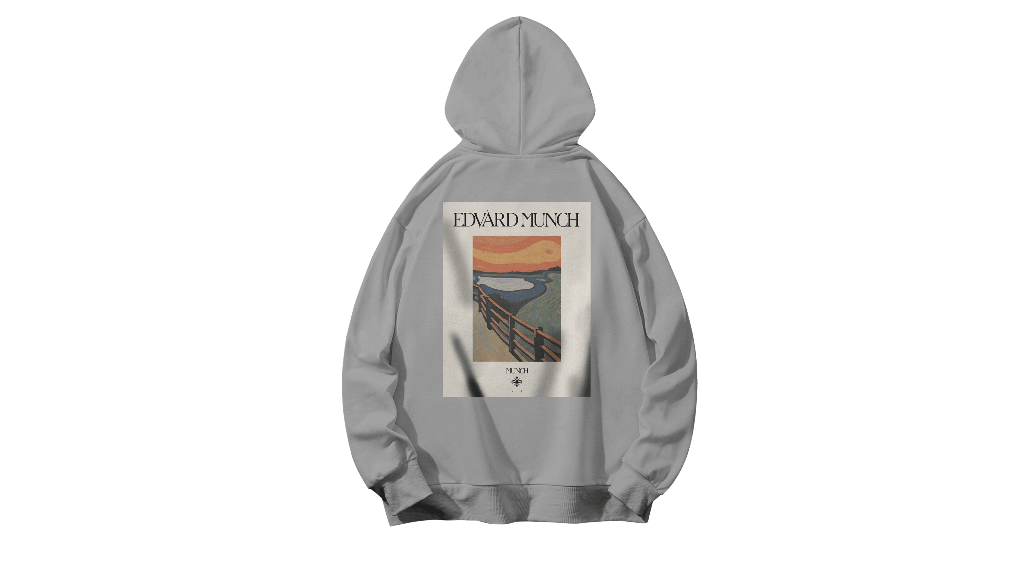 Edvard Munch Kapüşonlu Hoodie