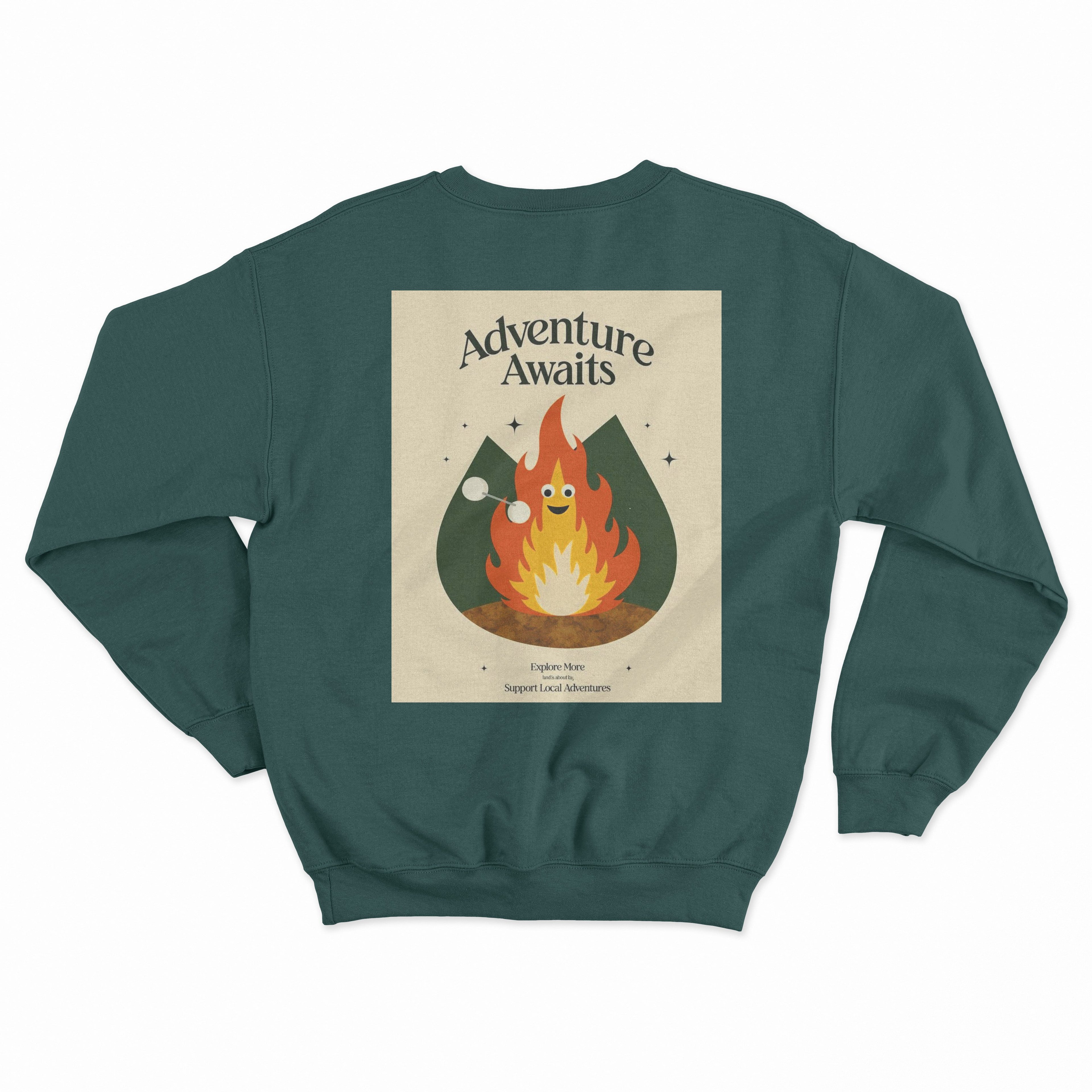 Supventure Sweatshirt - Koyu Yeşil