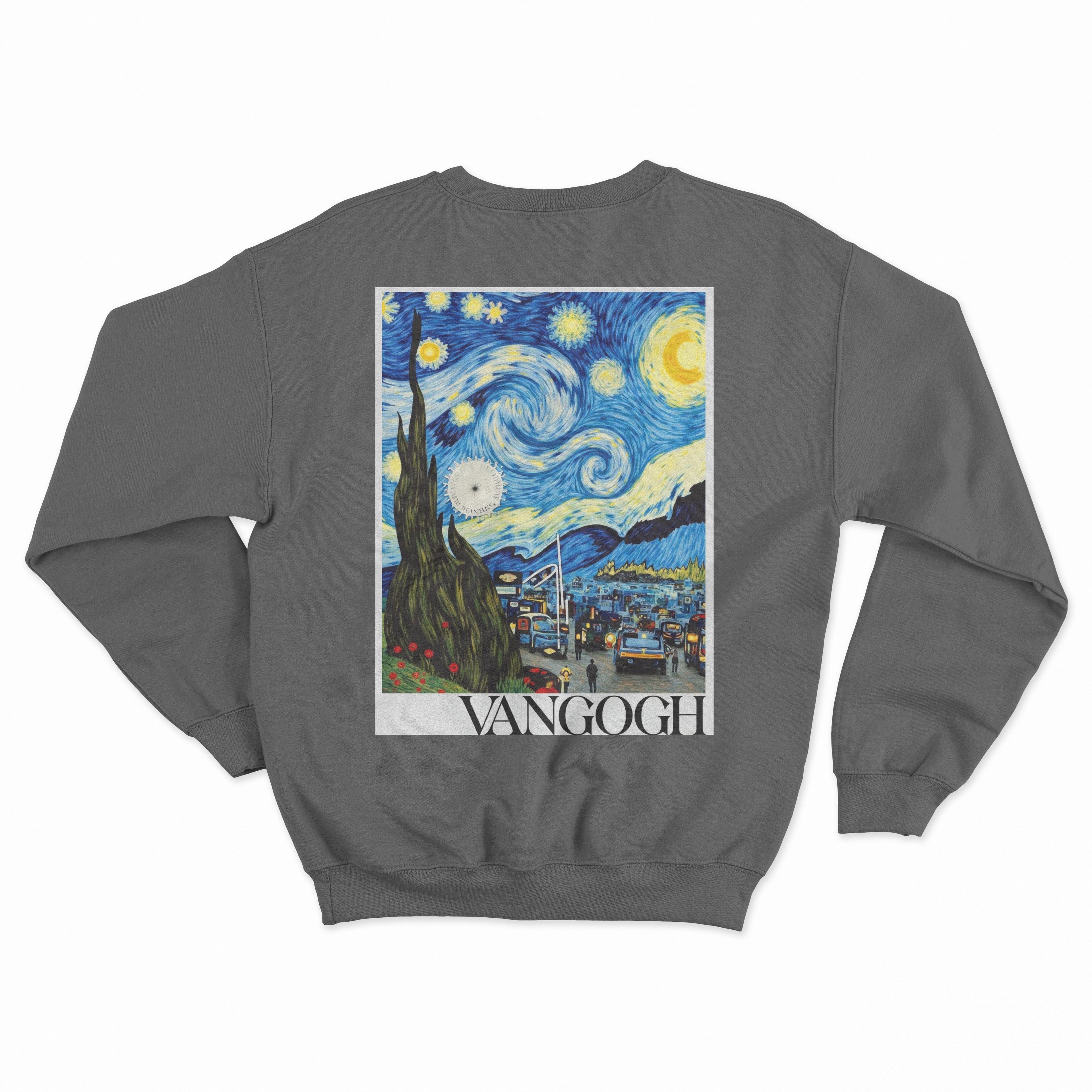 Van Gogh Sweatshirt - Gri