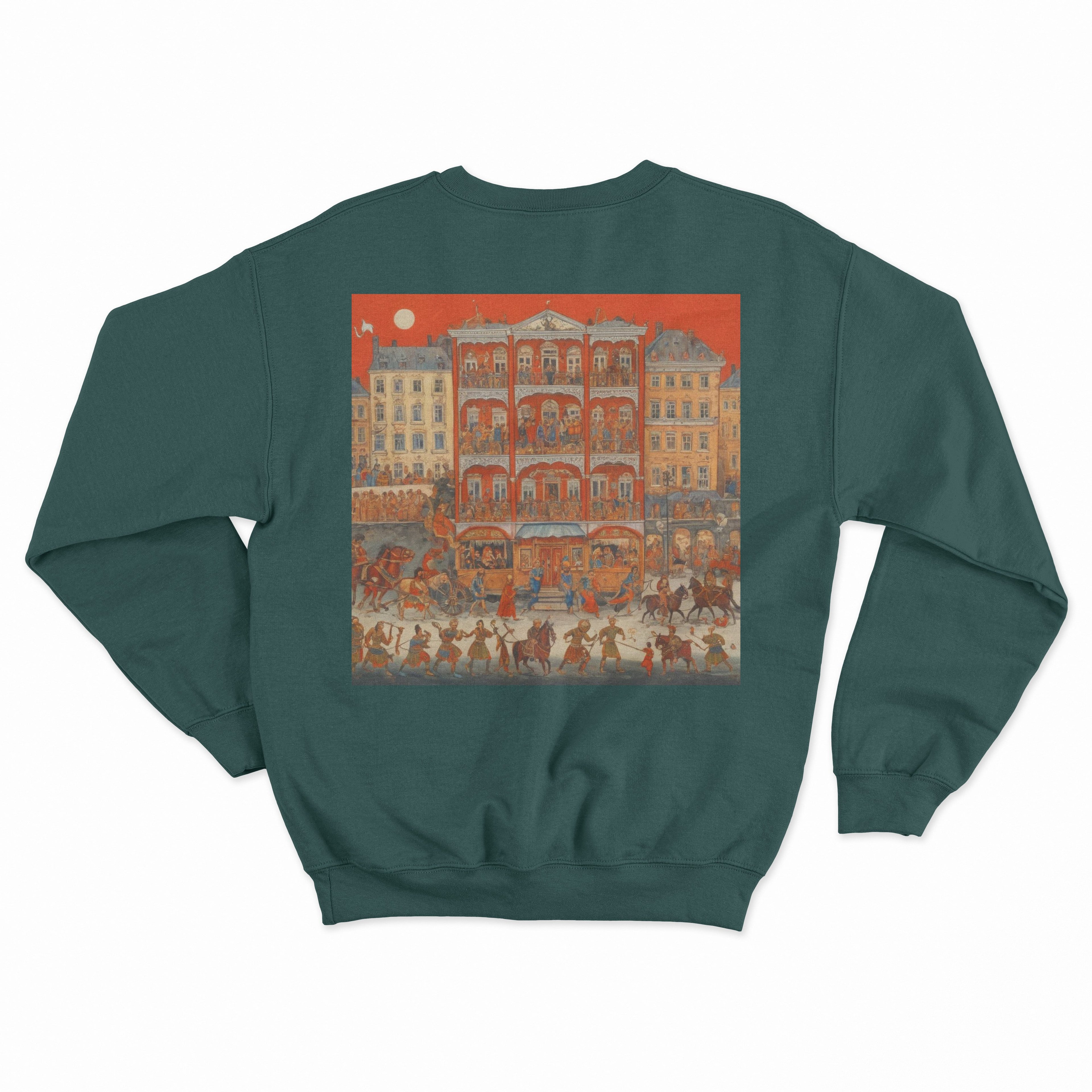 Hestia Sweatshirt - Koyu Yeşil