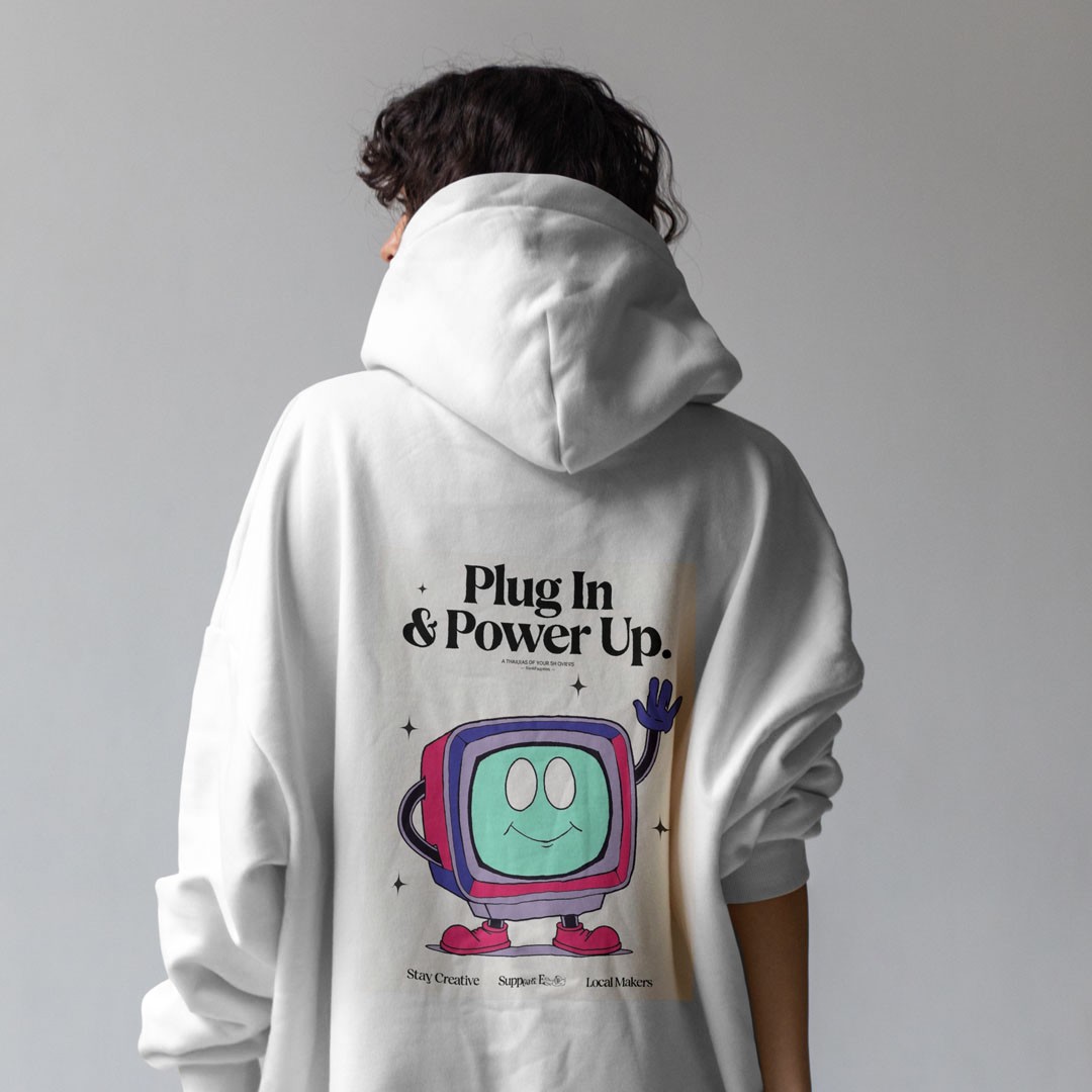 Suplug Kapüşonlu Hoodie