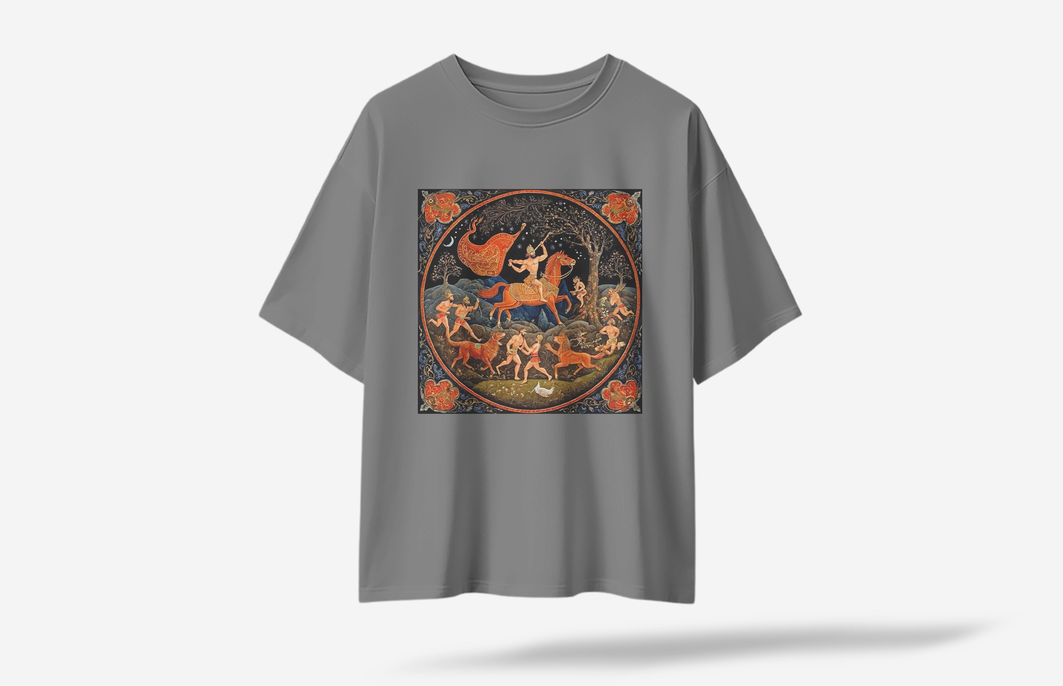 Ares Oversized T-Shirt - Gri