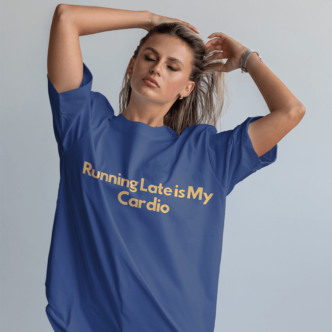 Cardio Oversized T-Shirt - Lacivert