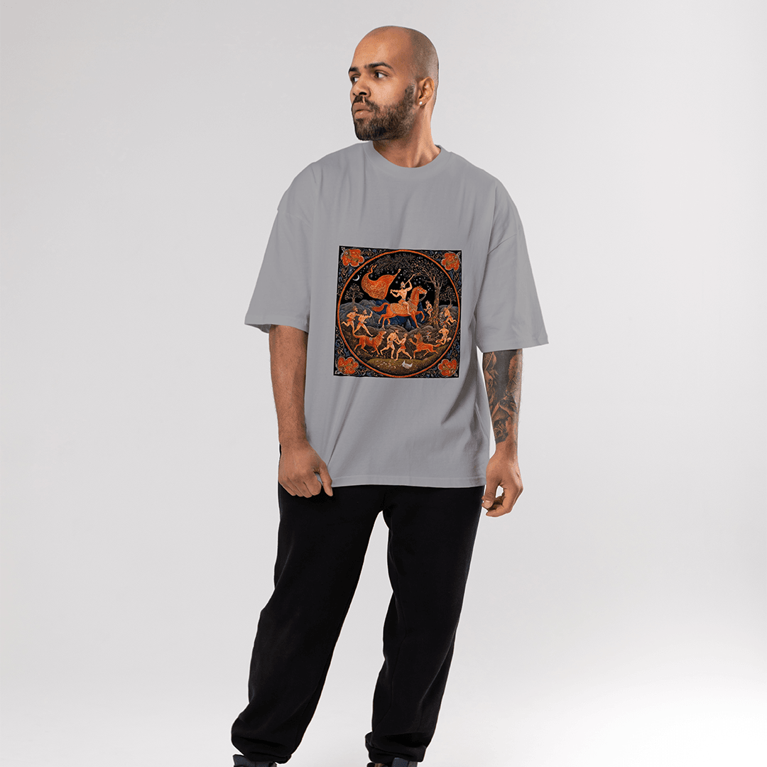 Ares Oversized T-Shirt - Gri