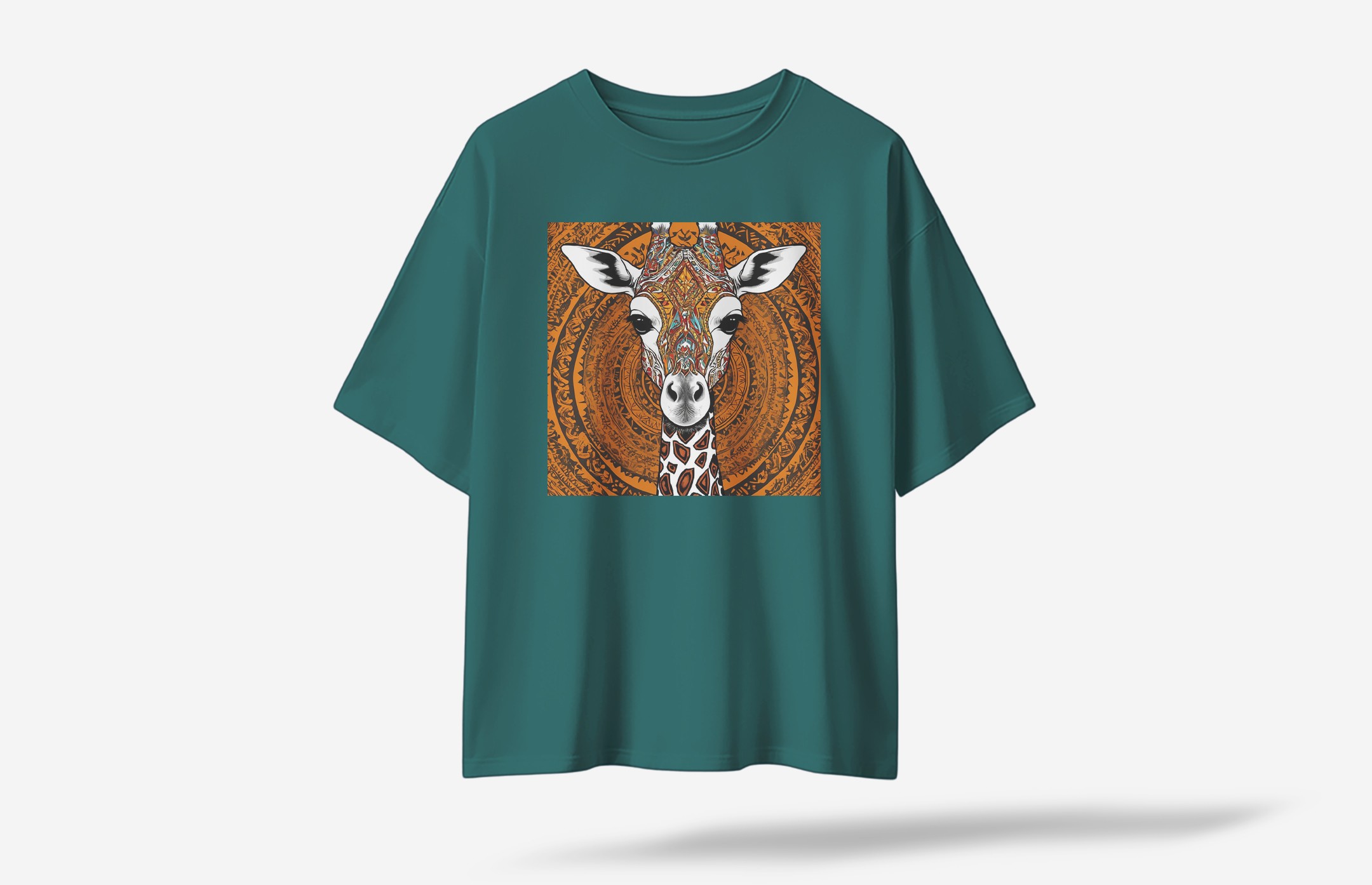 Astraffe Oversized T-Shirt - Koyu Yeşil