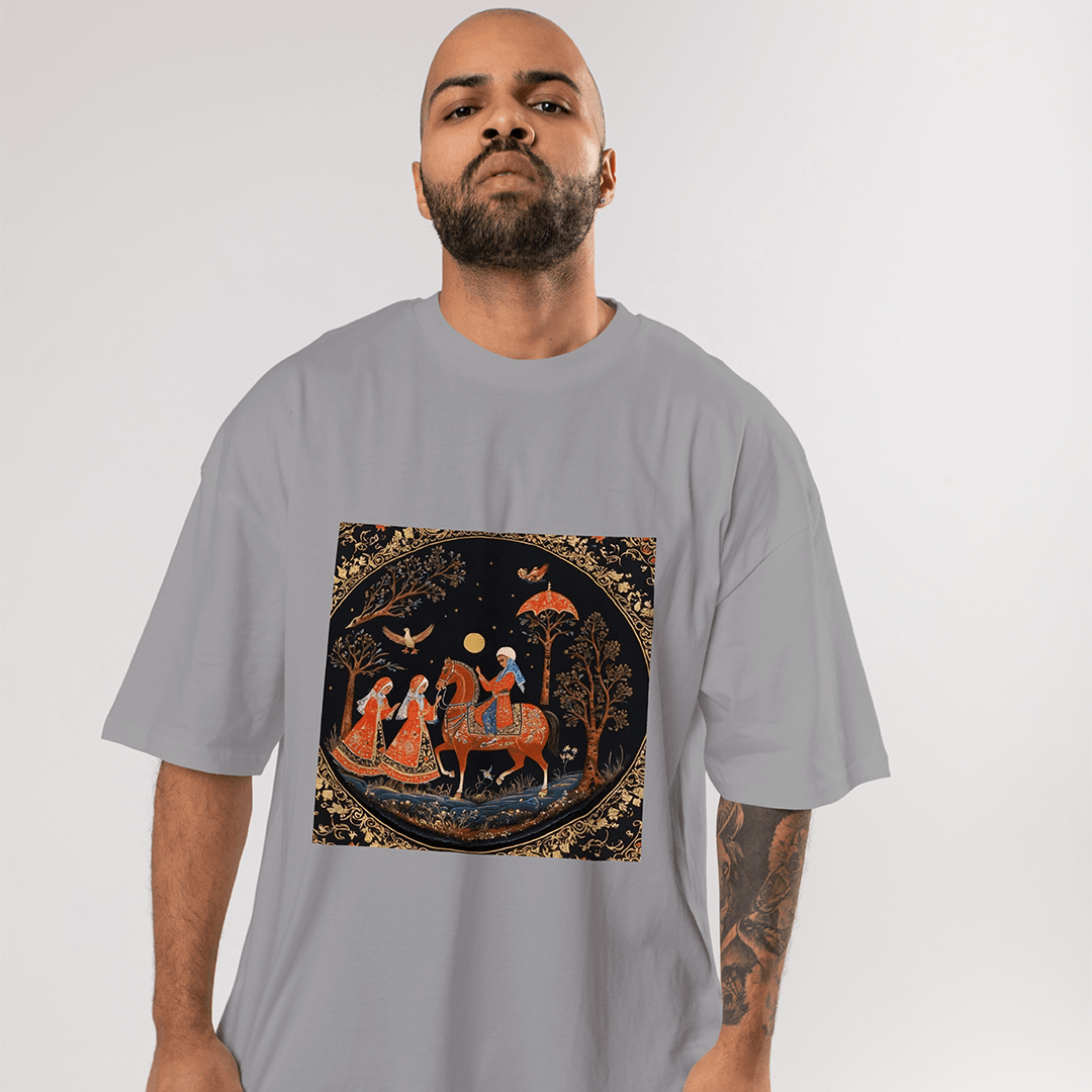 Leto Oversized T-Shirt - Gri