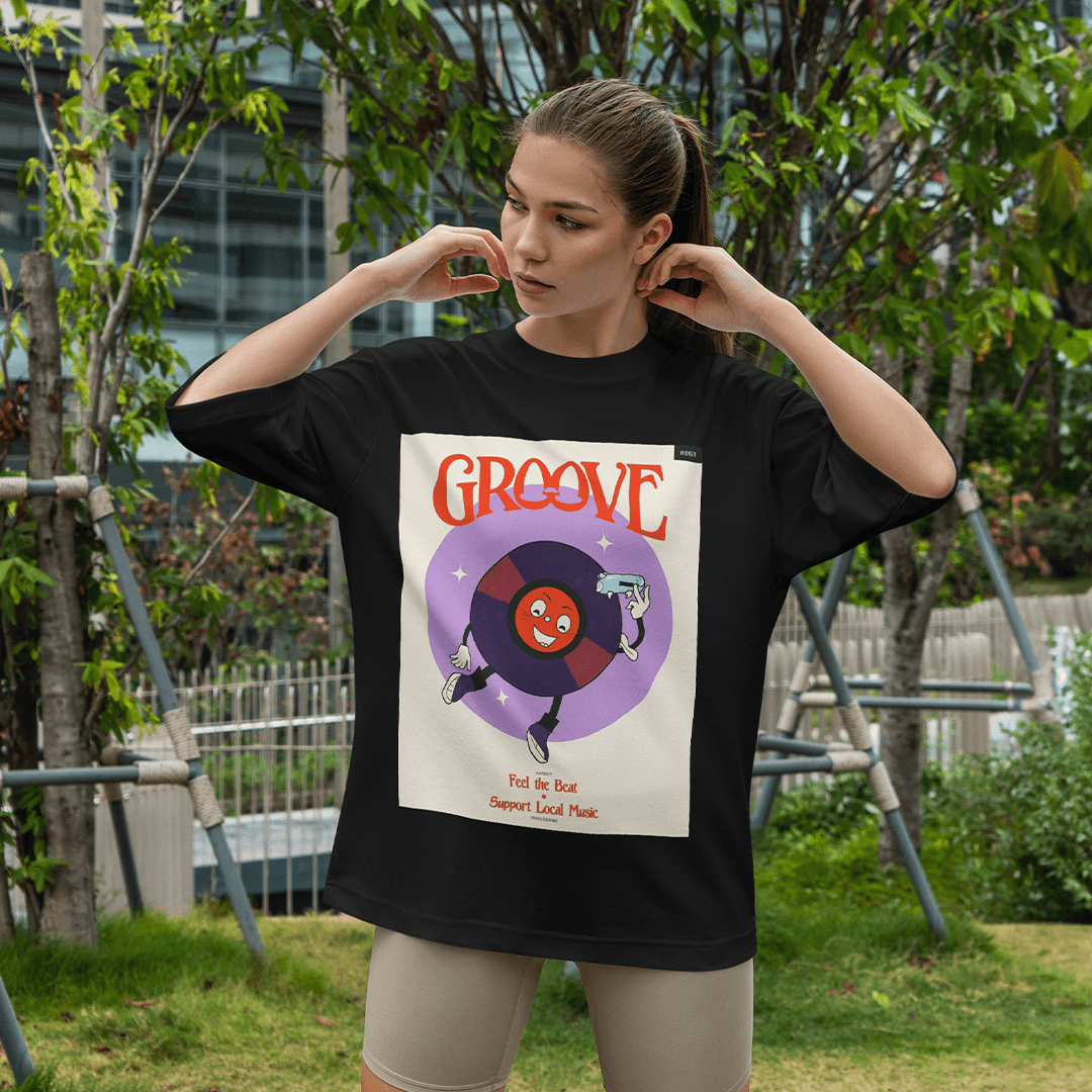 Suprpm Oversized T-Shirt - Siyah
