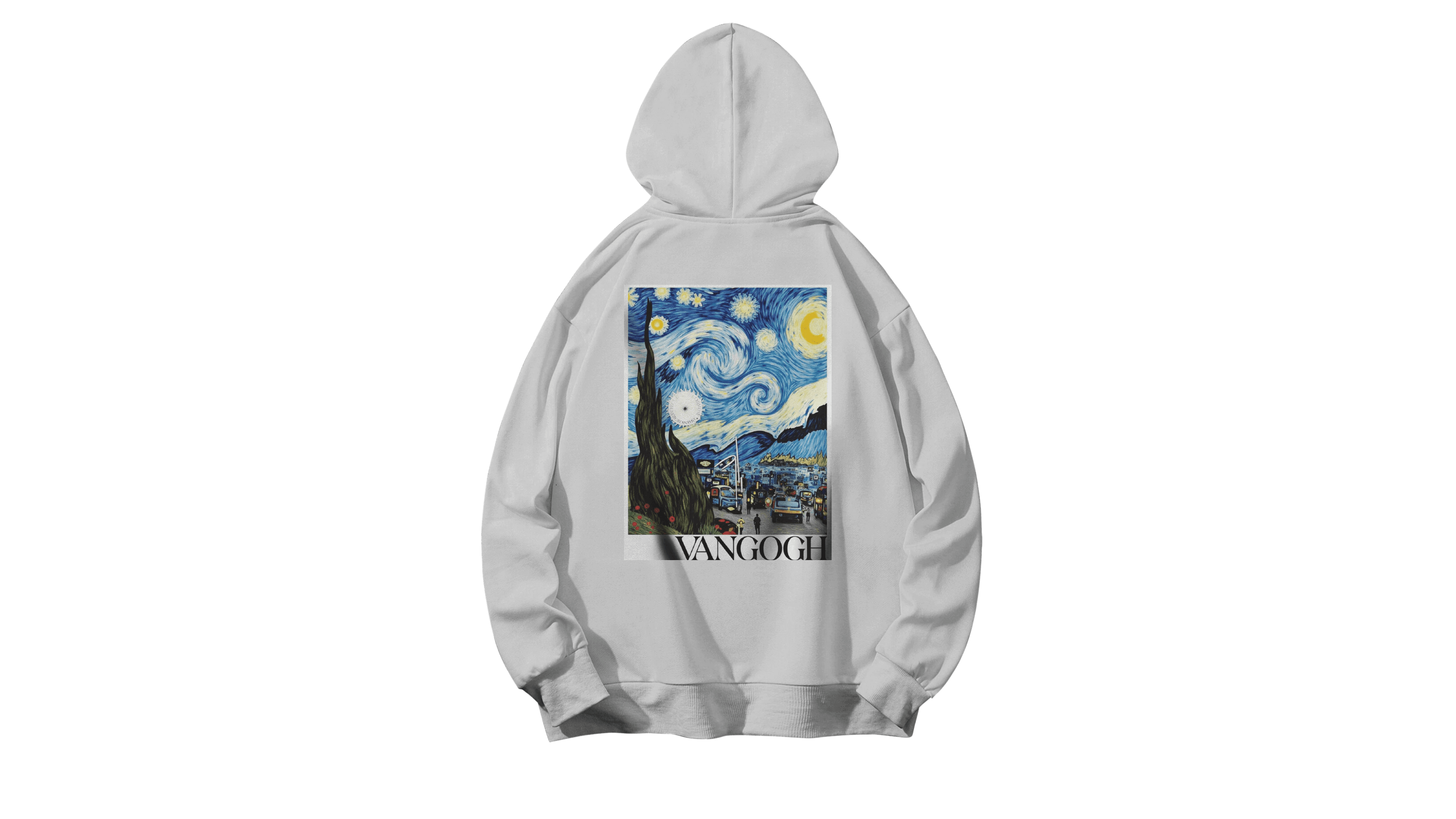 Van Gogh Hoodie - Beyaz