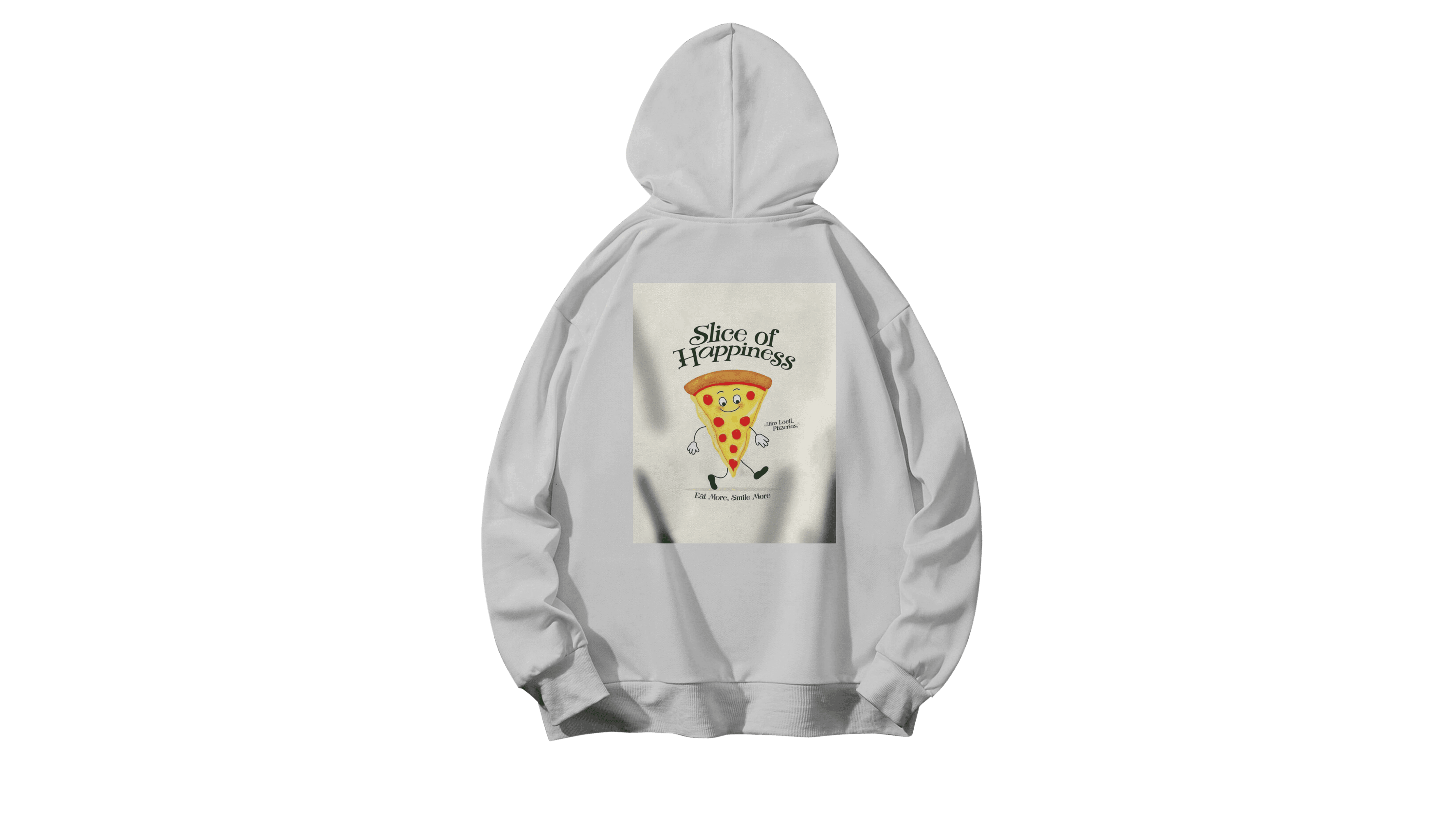 Supizza Kapüşonlu Hoodie - Beyaz
