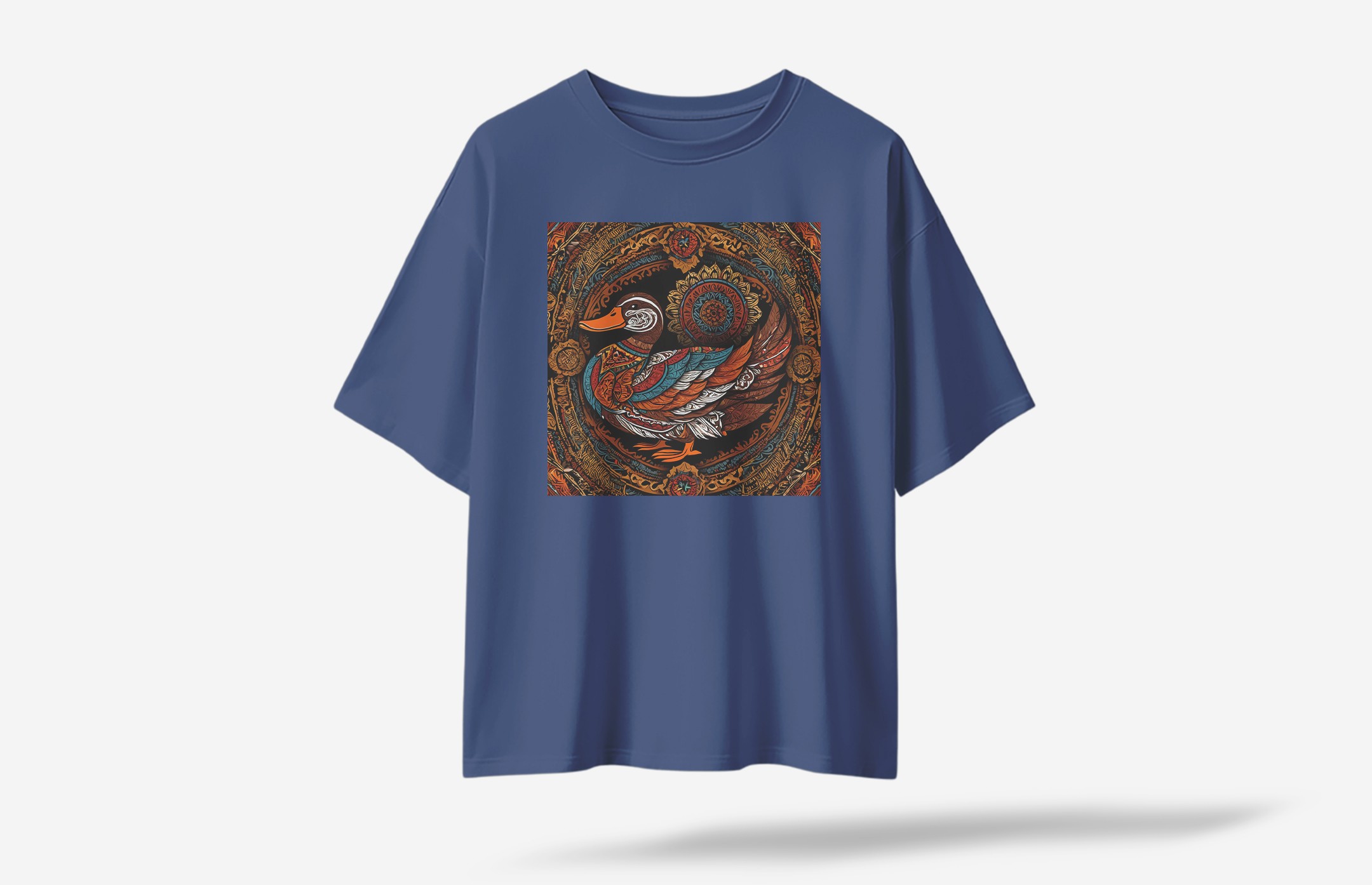 Psyduck Oversized T-Shirt - Lacivert