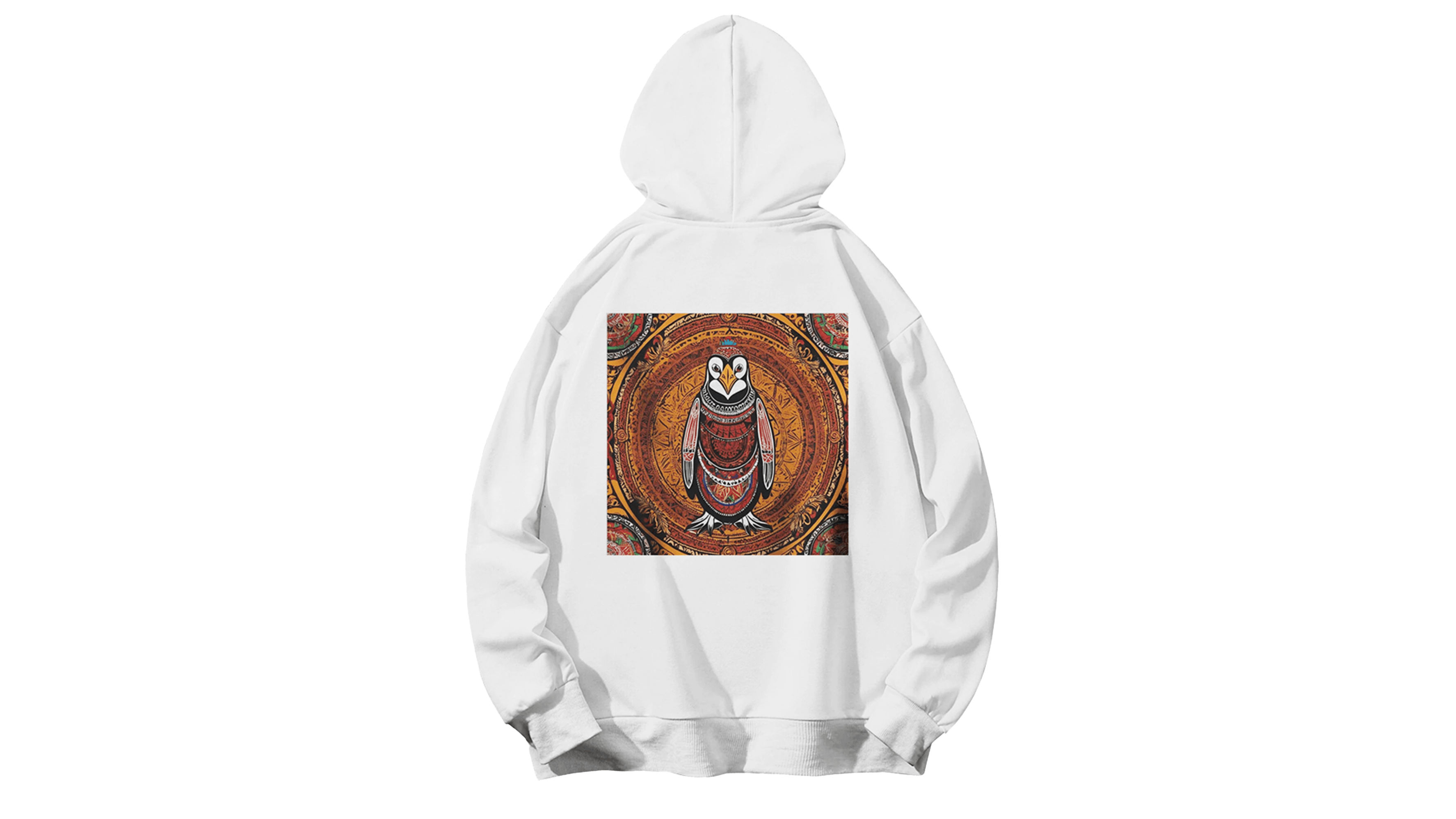 Hypnoguin Kapüşonlu Hoodie - Beyaz