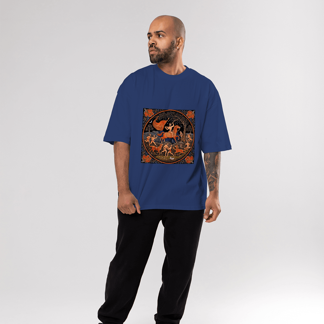 Ares Oversized T-Shirt - Lacivert