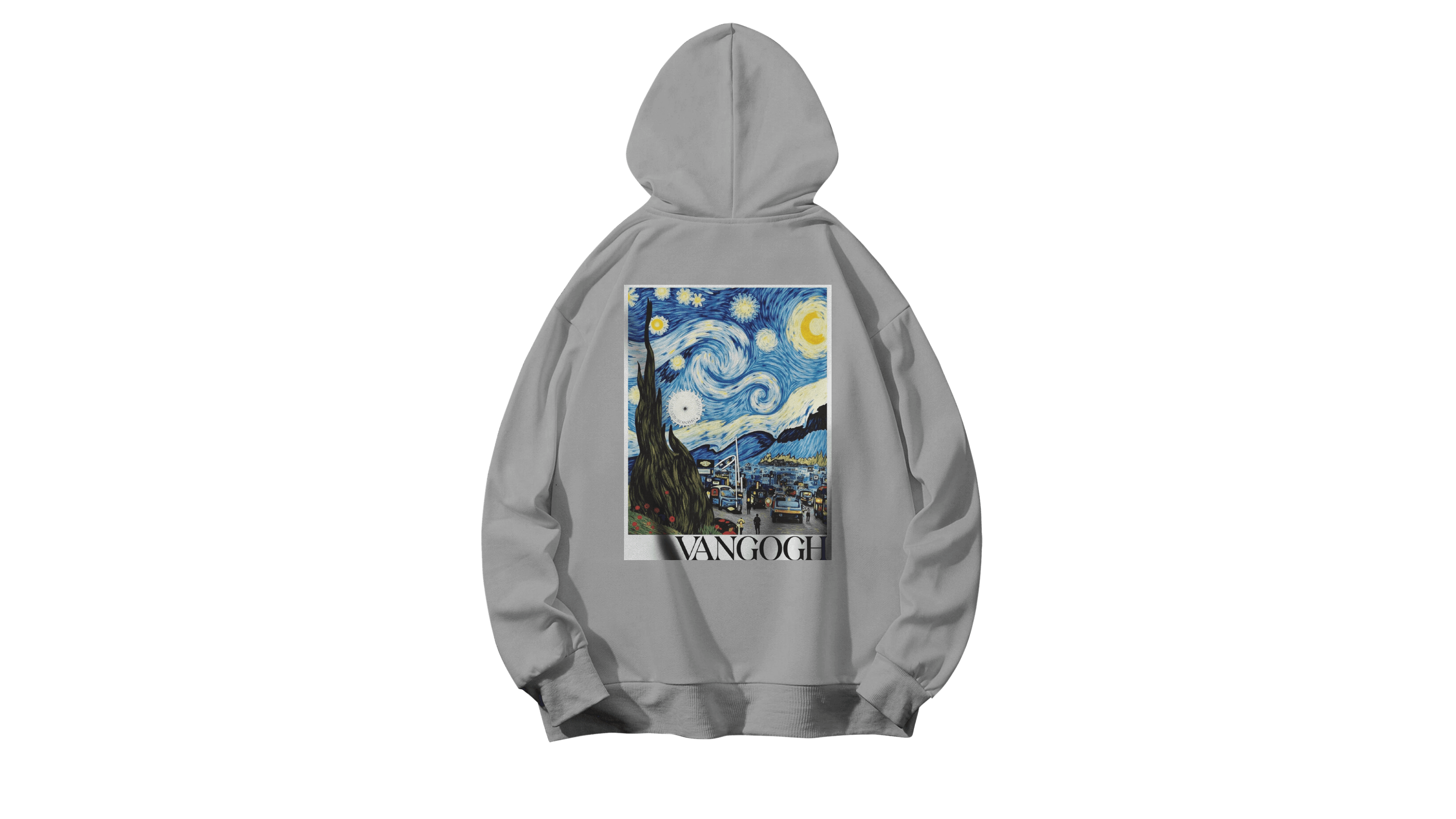 Van Gogh Hoodie - Gri