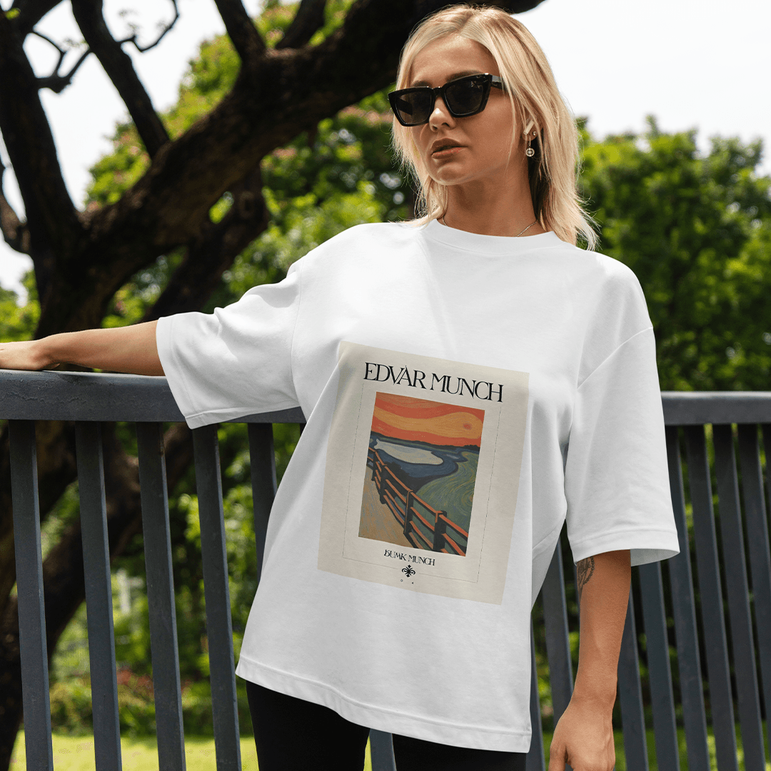 Edvard Munch Oversized T-Shirt