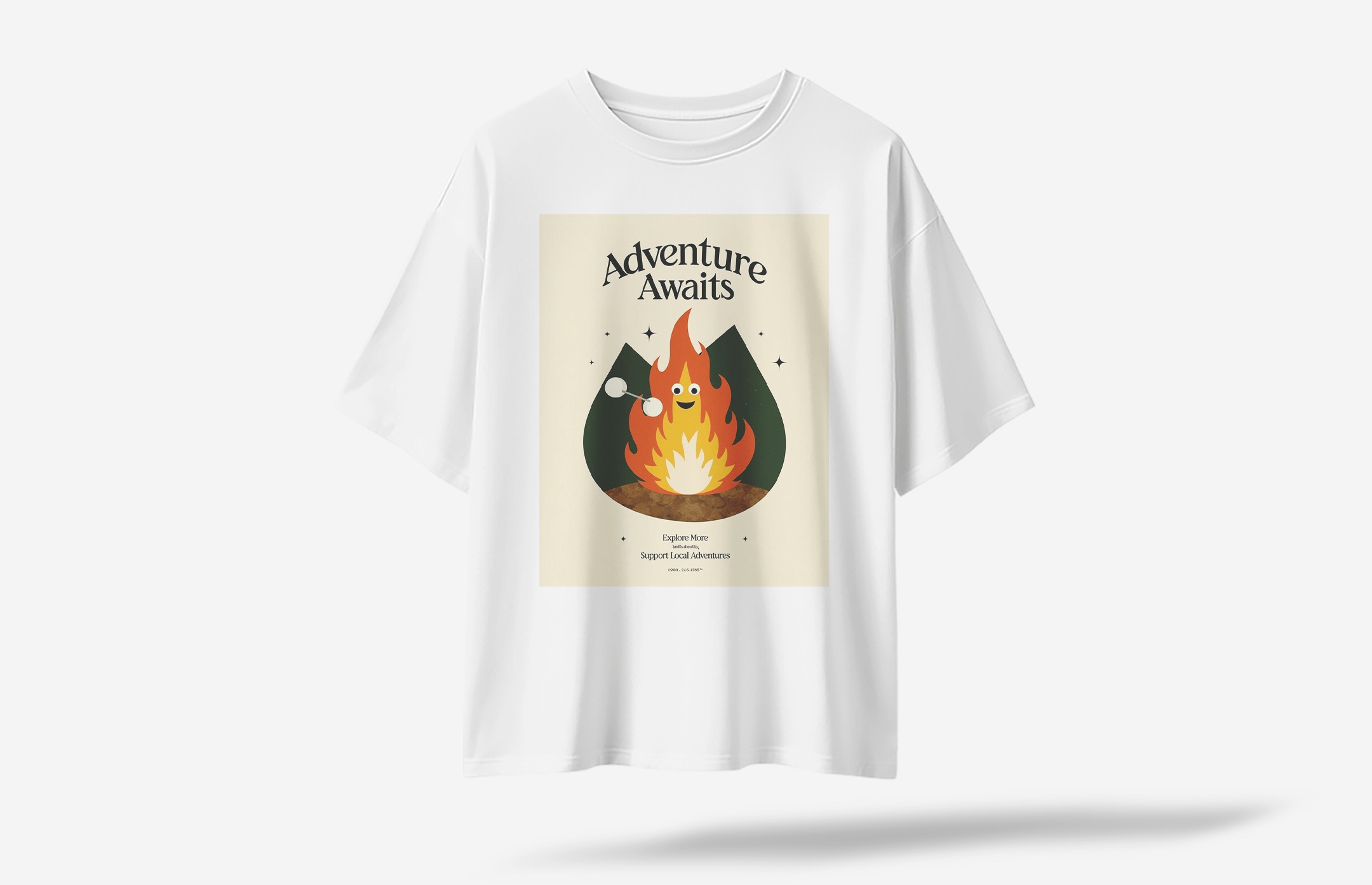 Supventure Oversized T-Shirt - Beyaz