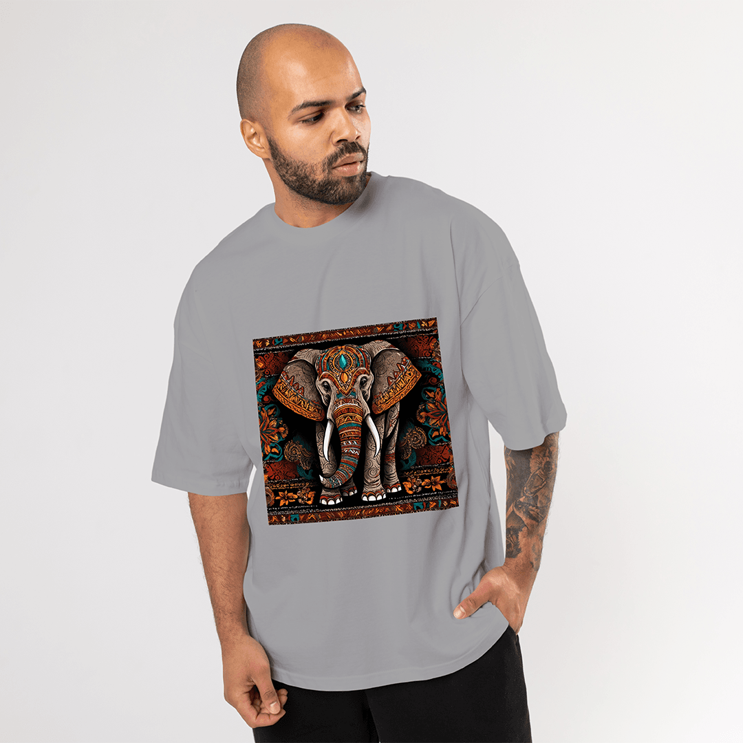 Hypnophant Oversized T-Shirt - Gri