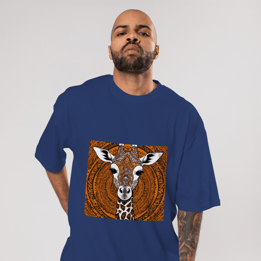 Astraffe Oversized T-Shirt - Lacivert