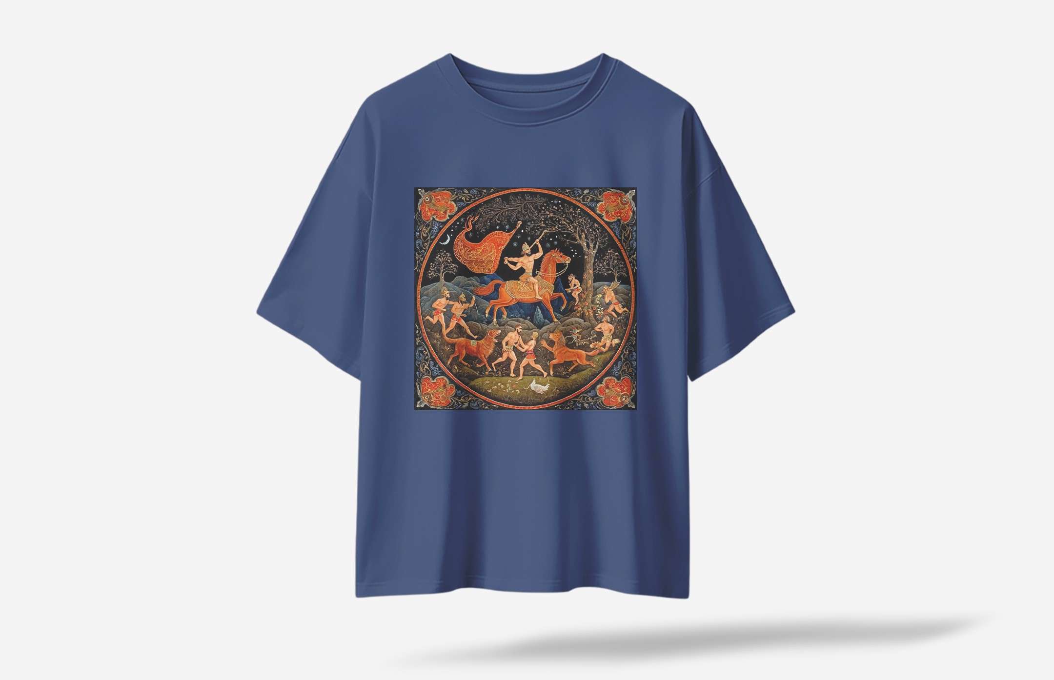 Ares Oversized T-Shirt - Lacivert