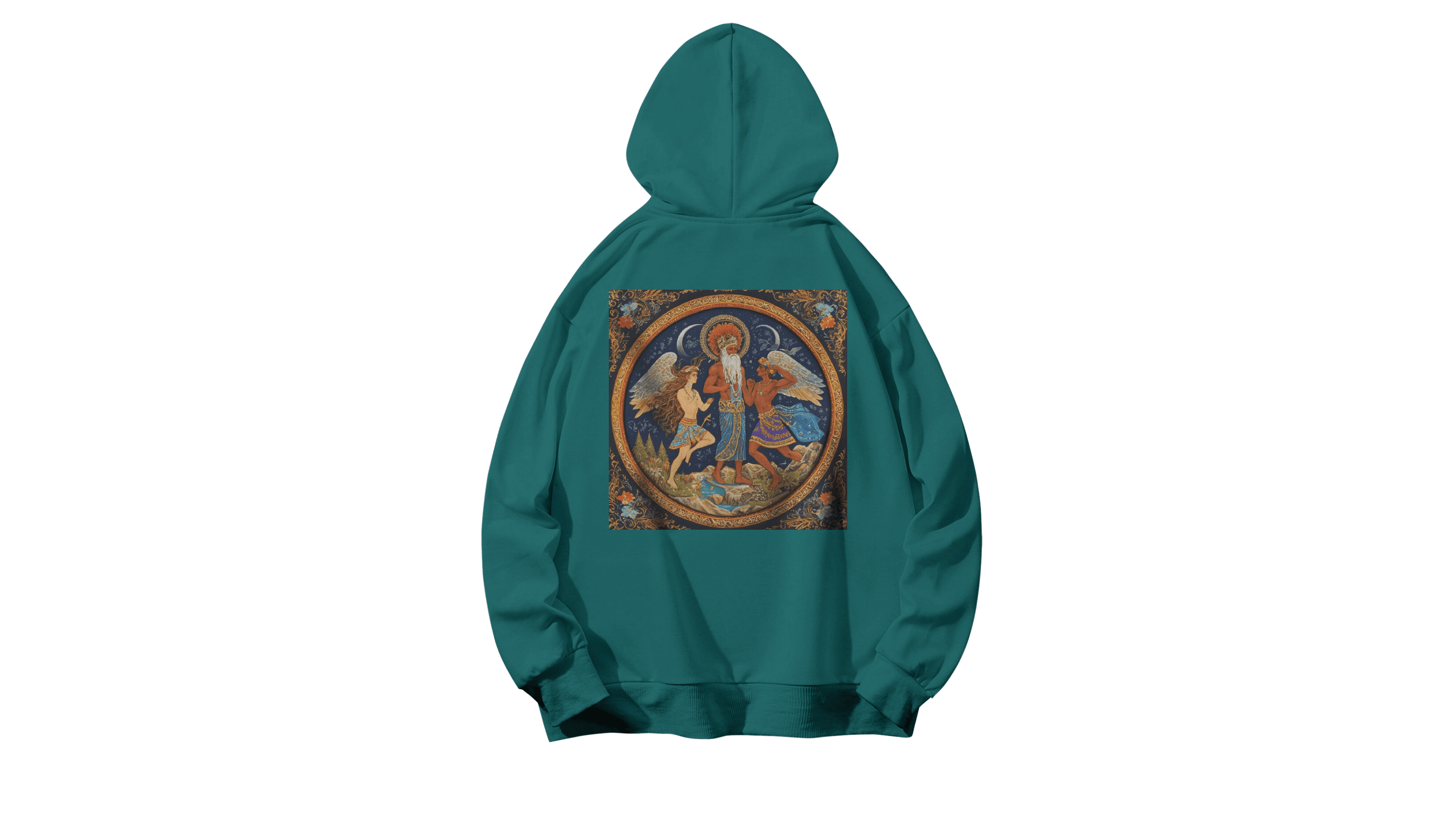 Zenos Kapüşonlu Hoodie - Koyu Yeşil