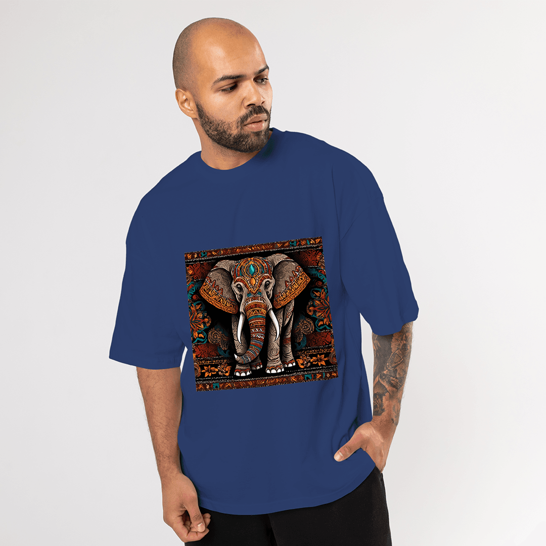 Hypnophant Oversized T-Shirt - Lacivert