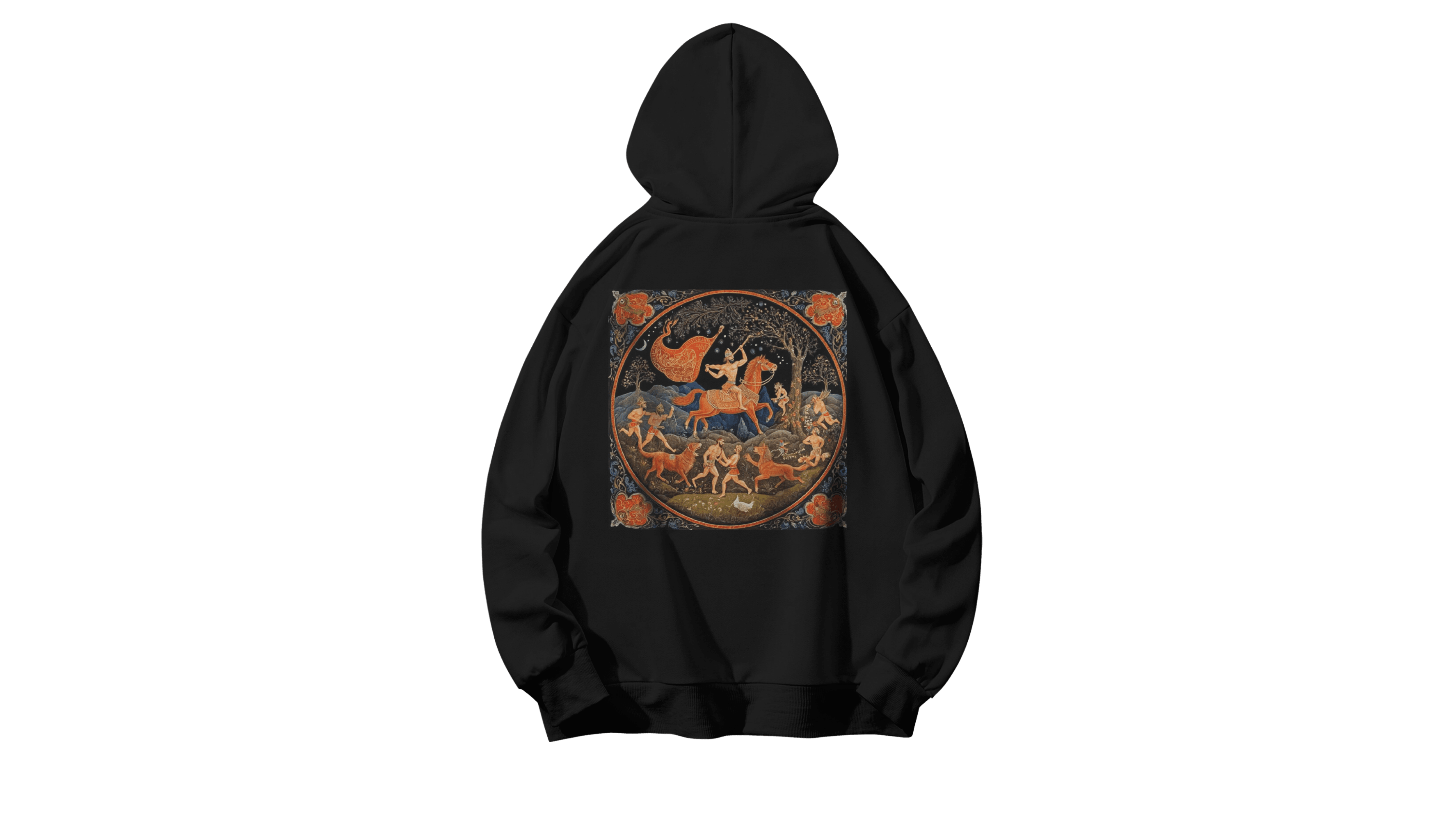 Ares Kapüşonlu Hoodie - Siyah