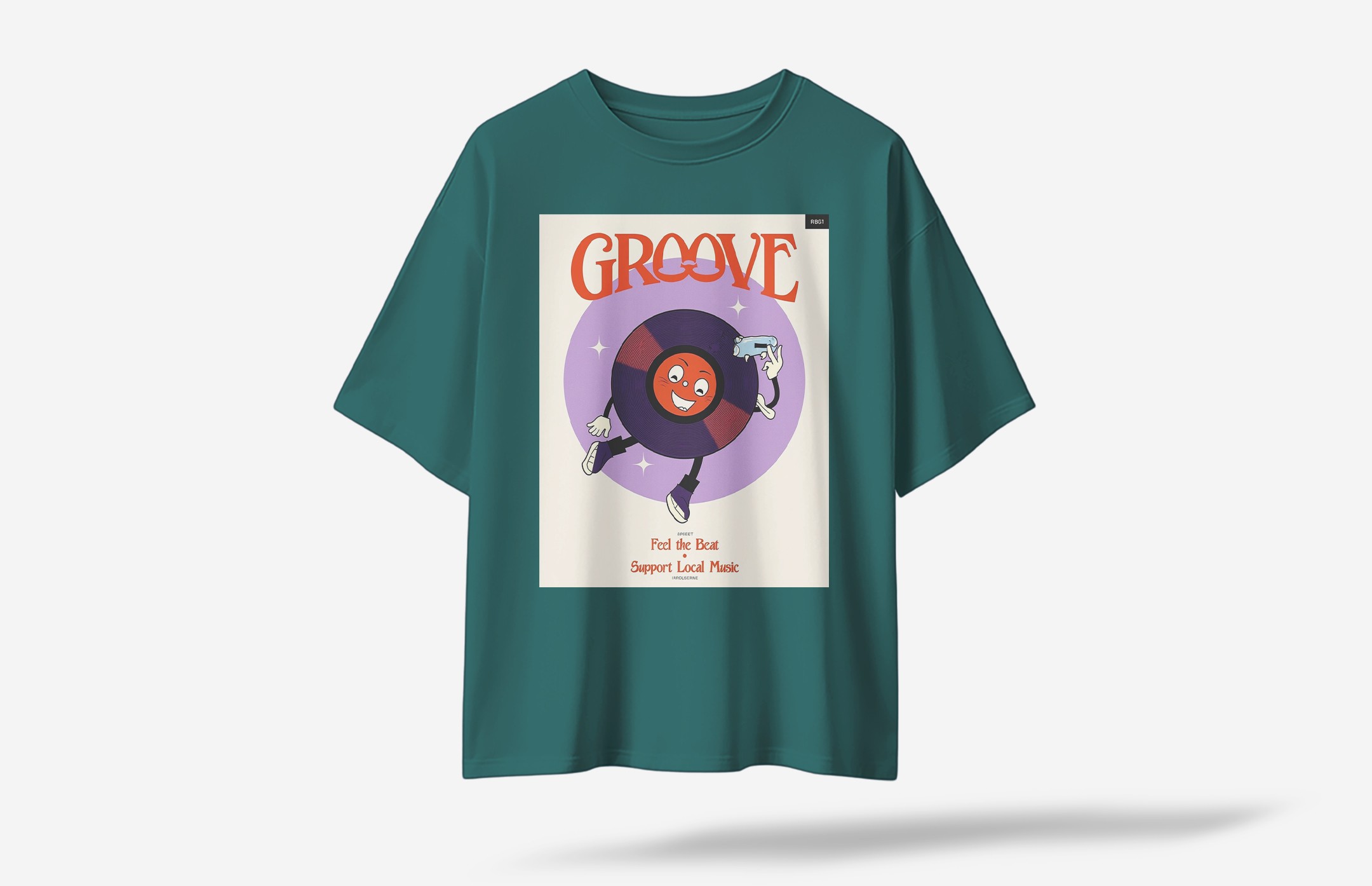 Suprpm Oversized T-Shirt - Koyu Yeşil