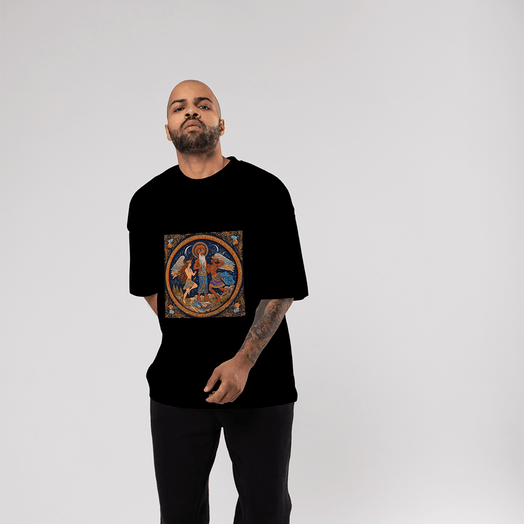 Zenos Oversized T-Shirt - Siyah