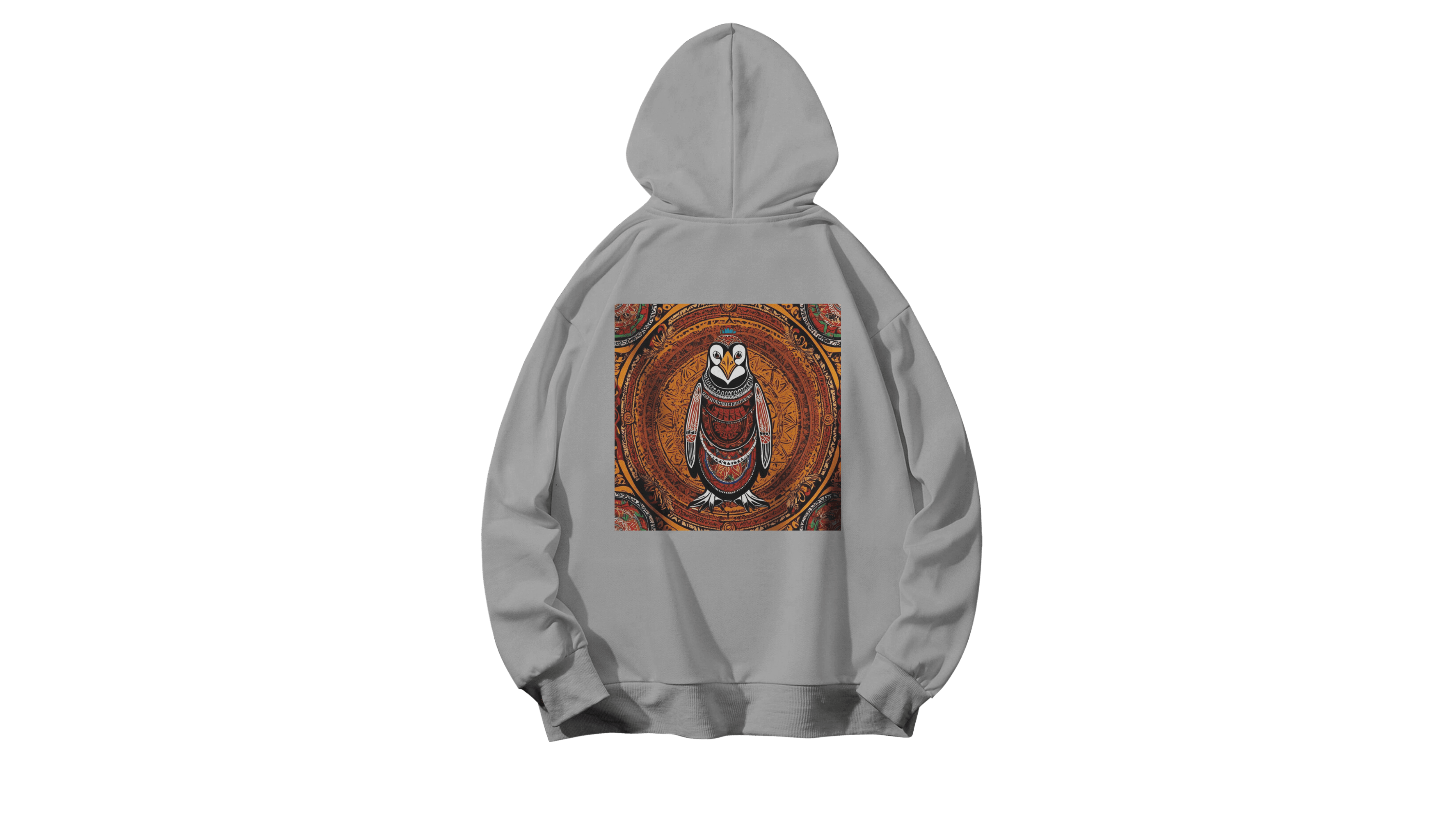 Hypnoguin Kapüşonlu Hoodie - Gri