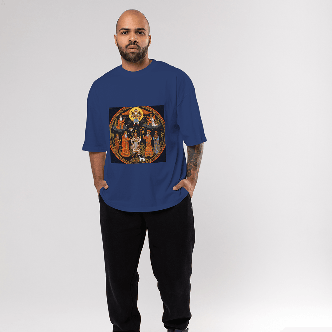 Pantheon Oversized T-Shirt - Lacivert
