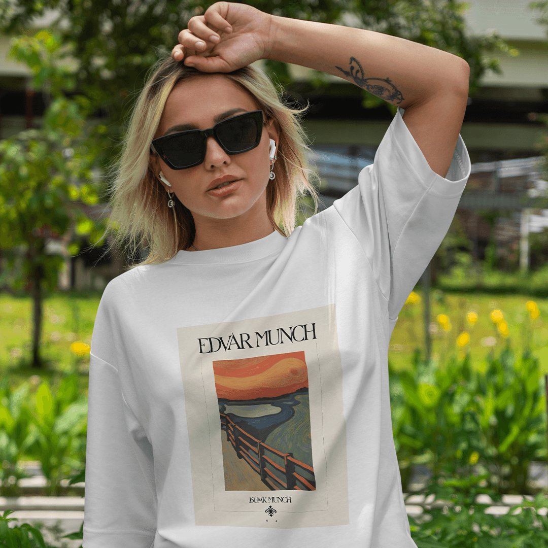 Edvard Munch Oversized T-Shirt