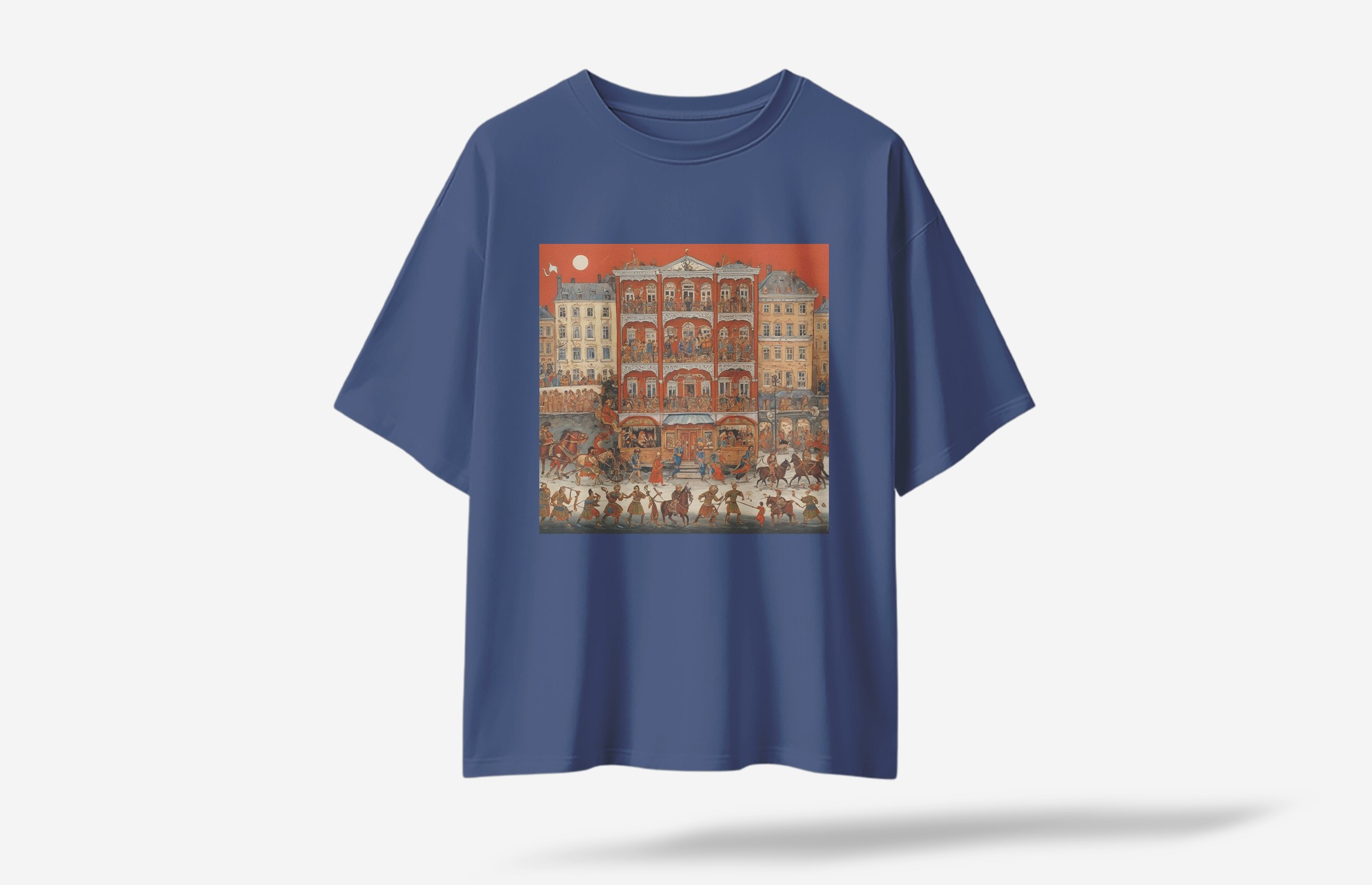 Hestia Oversized T-Shirt - Lacivert