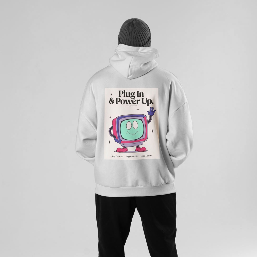 Suplug Kapüşonlu Hoodie